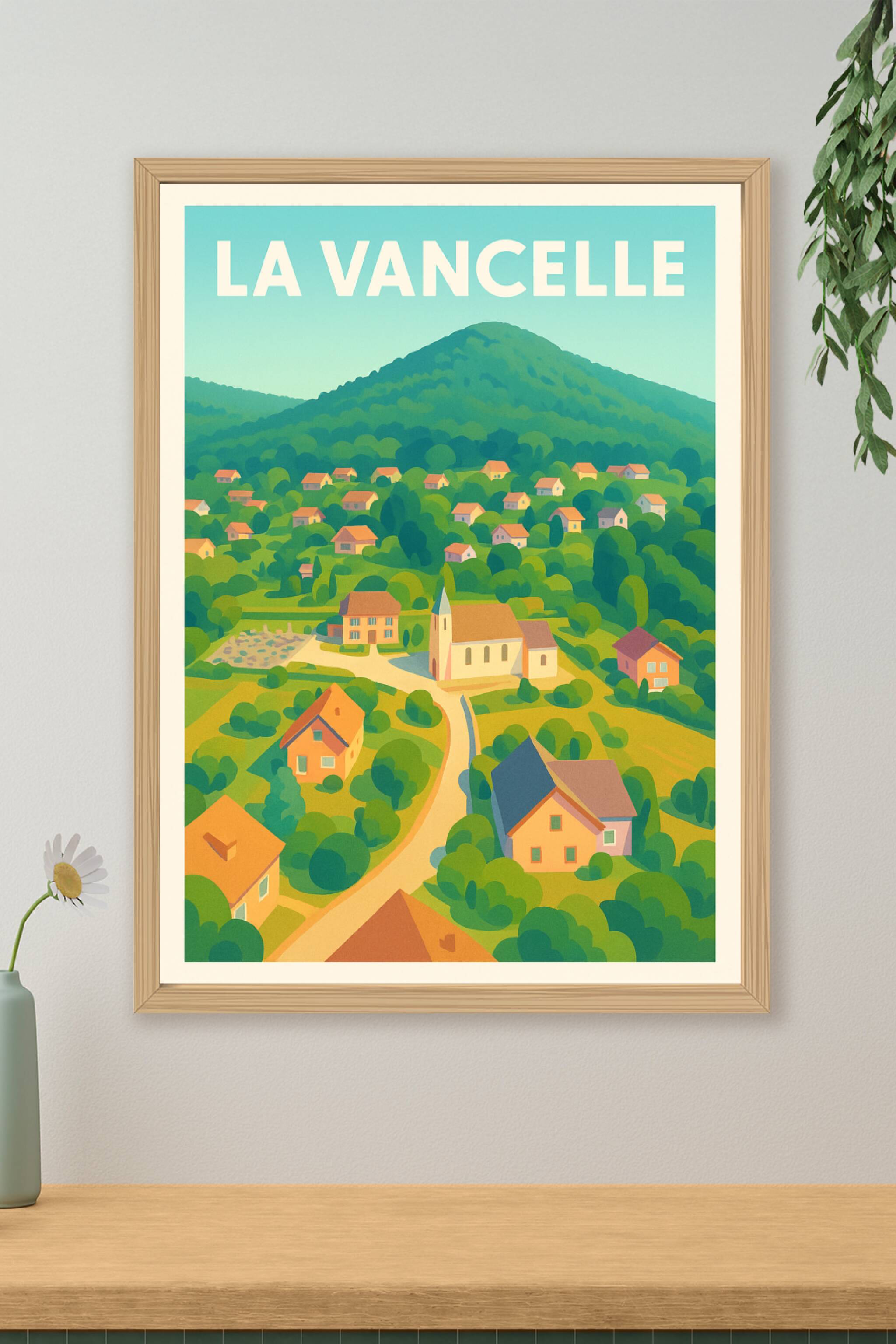 Affiche La Vancelle — Charme bucolique au cœur de la nature · poster d'art de La Vancelle