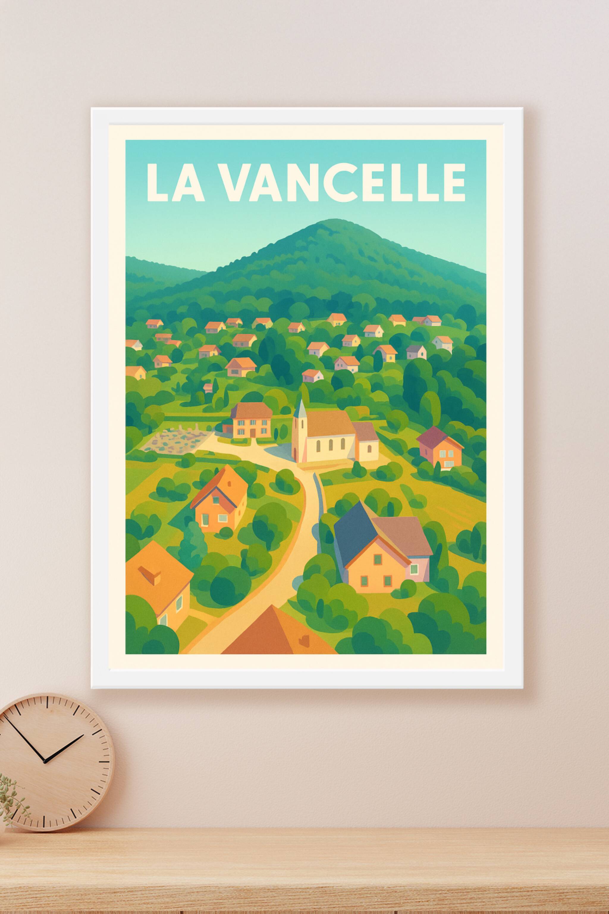 Affiche La Vancelle — Charme bucolique au cœur de la nature · poster d'art de La Vancelle