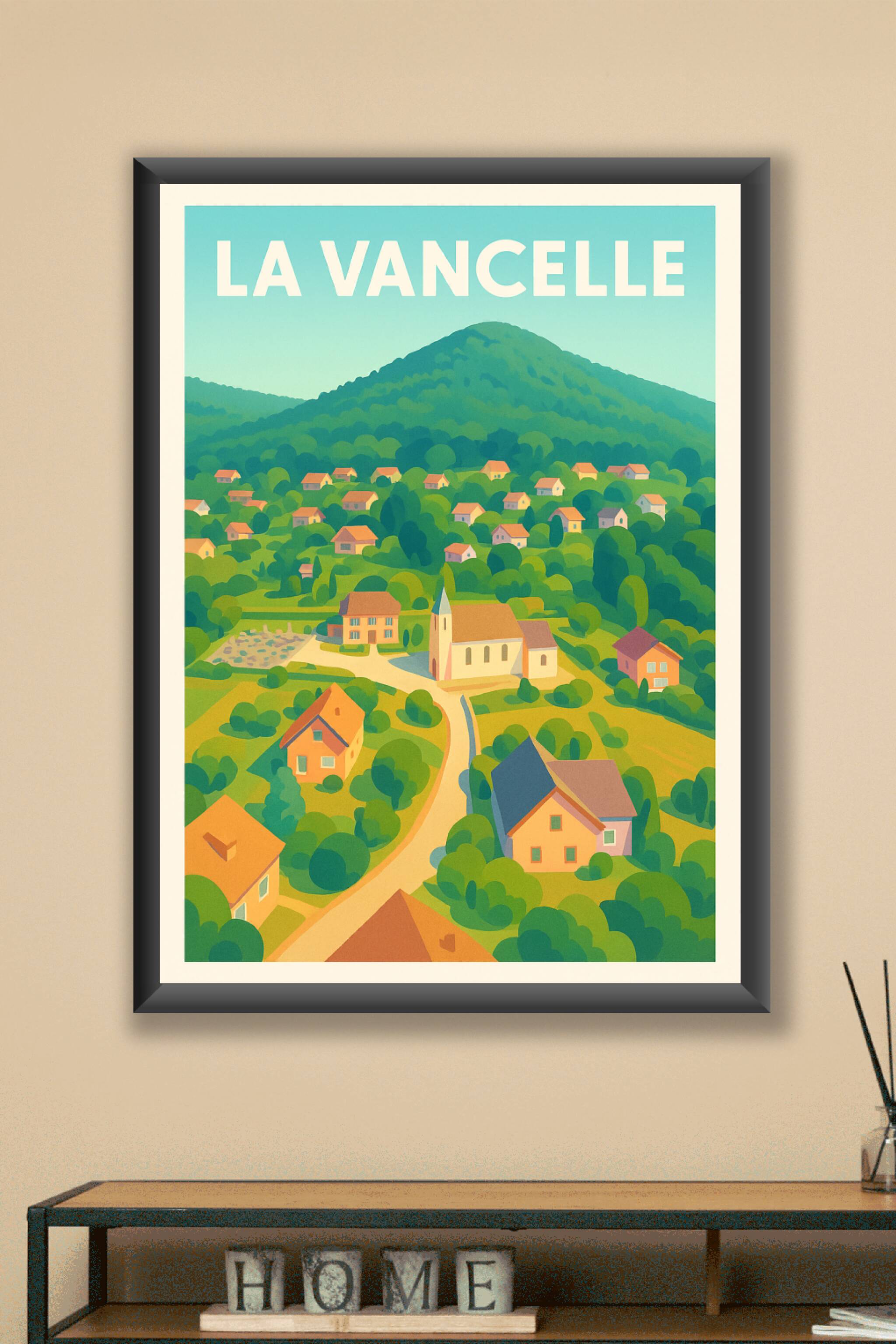 Affiche La Vancelle — Charme bucolique au cœur de la nature · poster d'art de La Vancelle