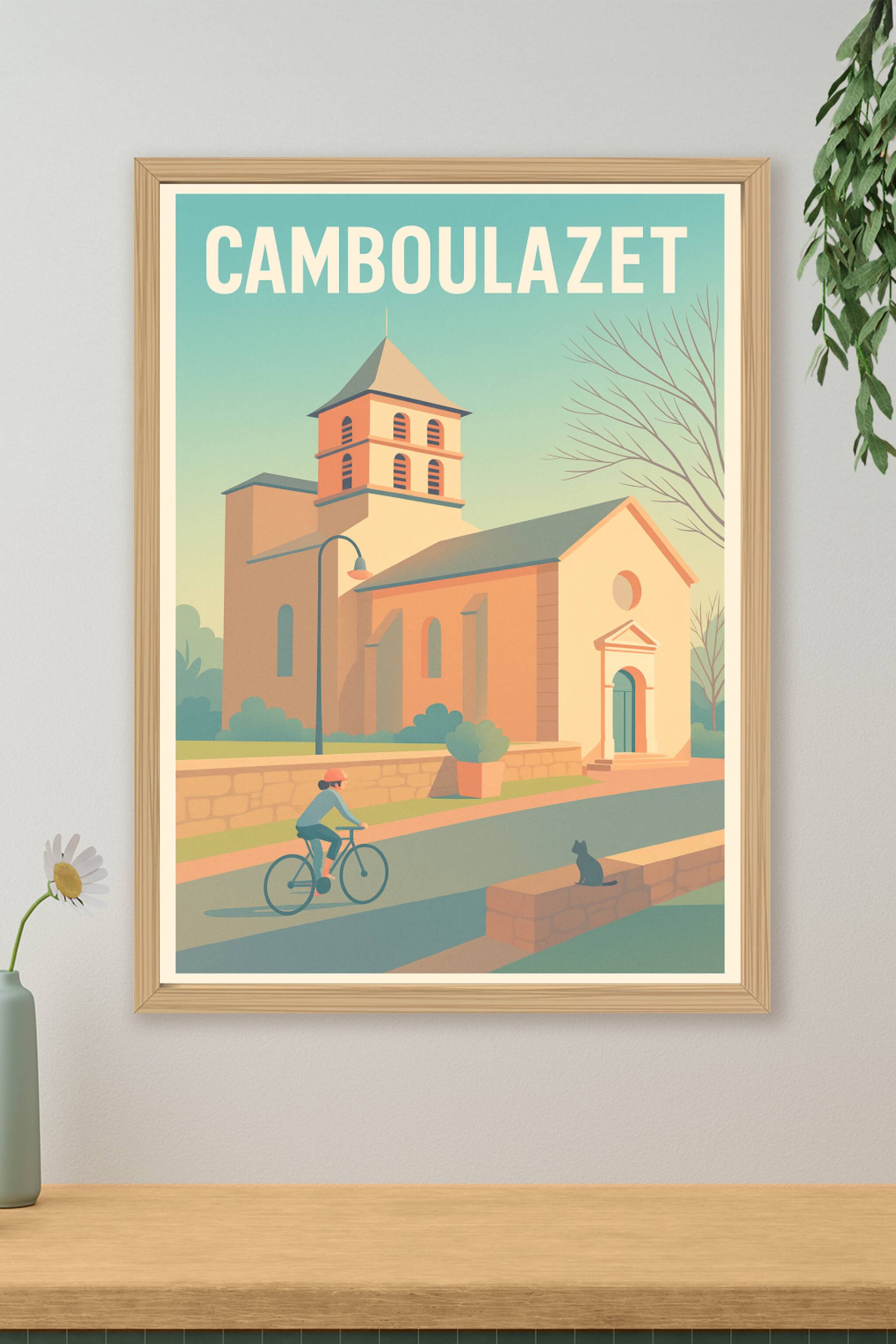 Affiche de Camboulazet - Esprit paisible et authentique