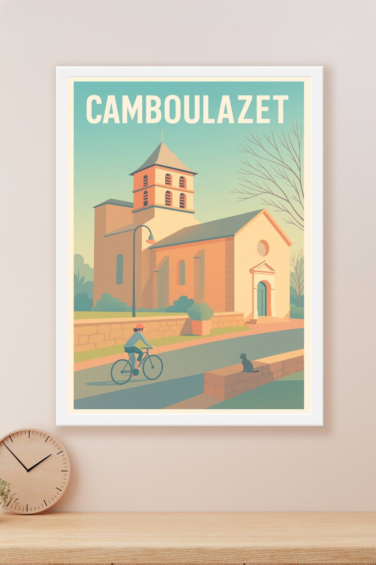 Affiche Camboulazet — Esprit paisible et authentique · poster d'art de Camboulazet