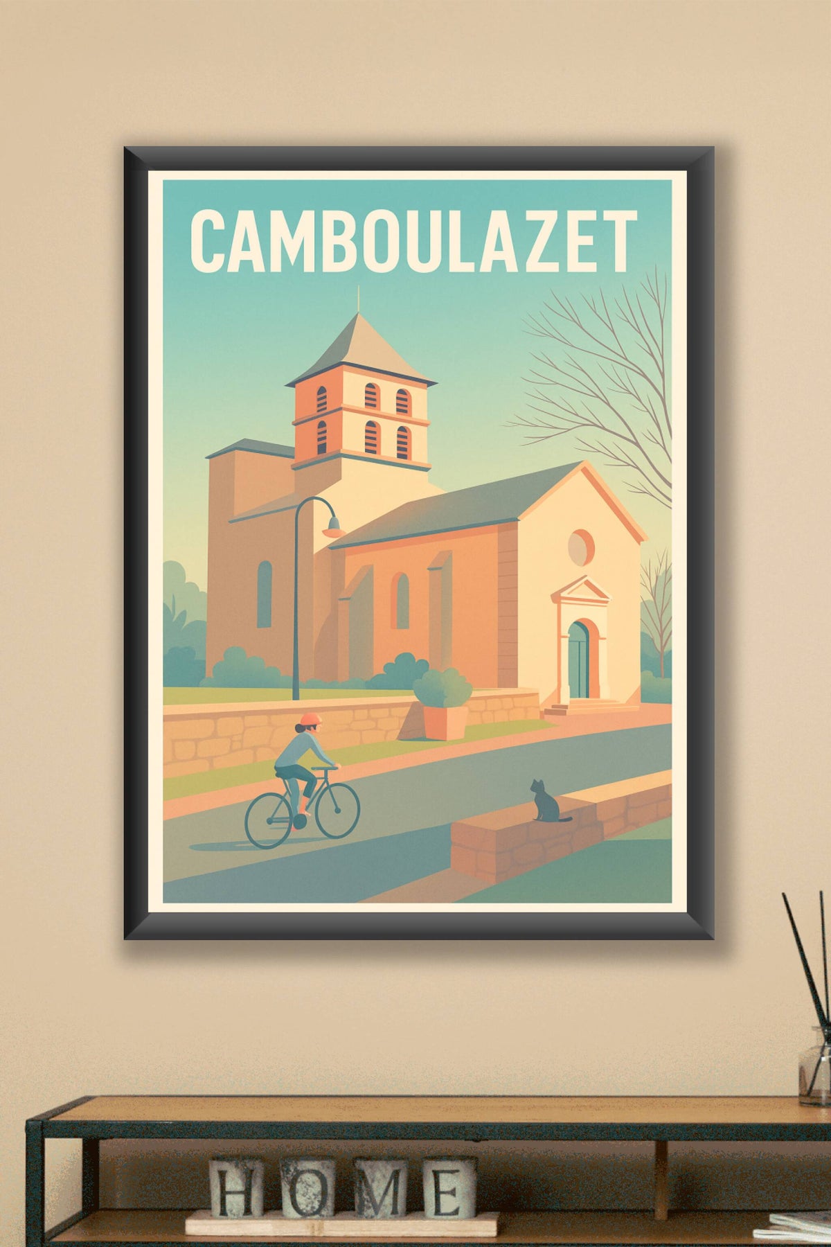 Affiche Camboulazet — Esprit paisible et authentique · poster d'art de Camboulazet