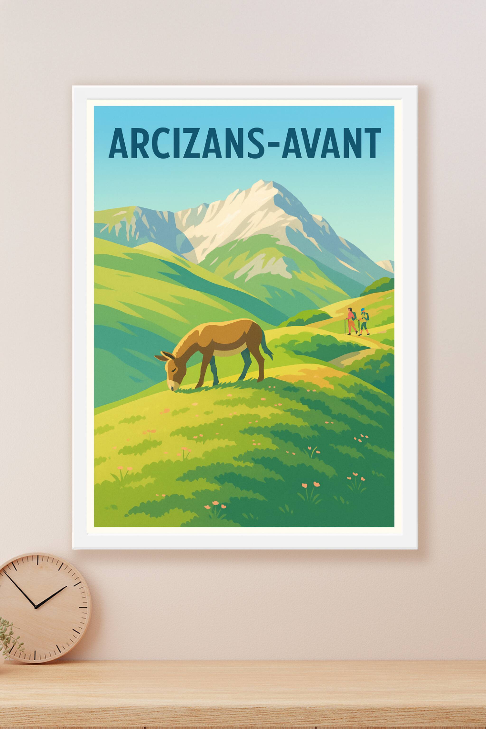 Affiche Arcizans-Avant — Évasion nature au cœur des Pyrénées · poster d'art de Arcizans-Avant