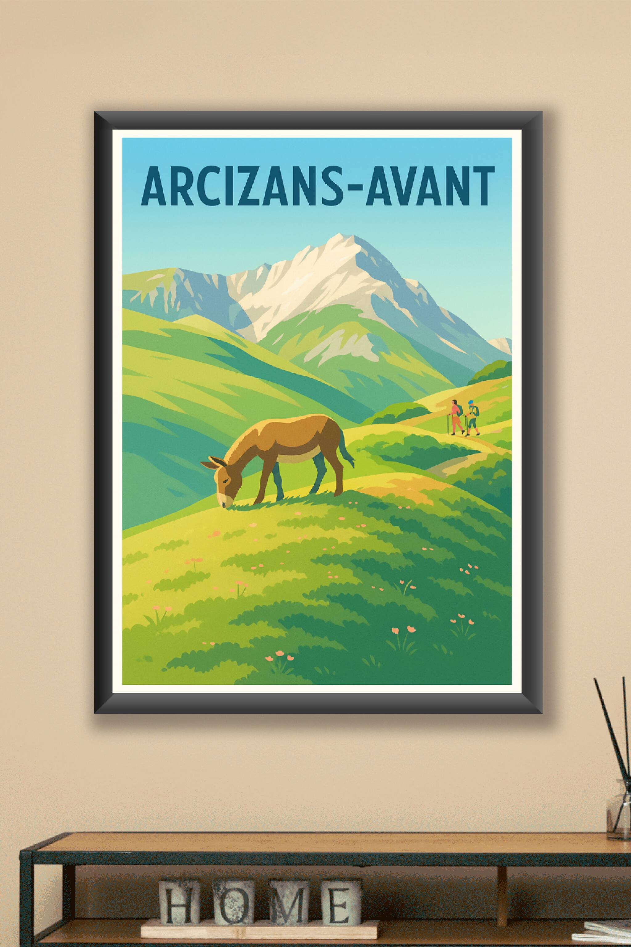 Affiche Arcizans-Avant — Évasion nature au cœur des Pyrénées · poster d'art de Arcizans-Avant
