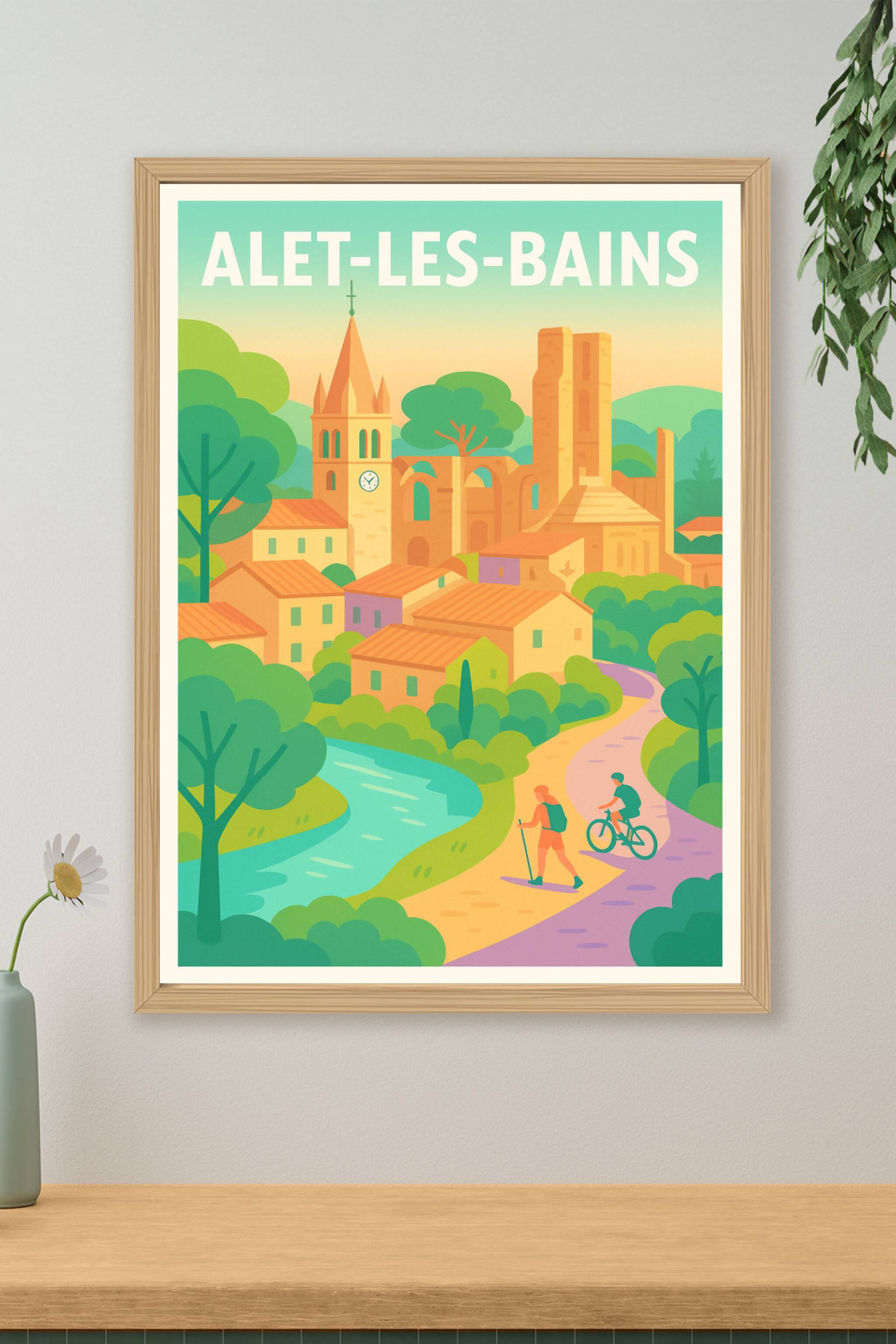 Affiche de Alet-les-Bains - Charme et Sérénité au Cœur de la Nature