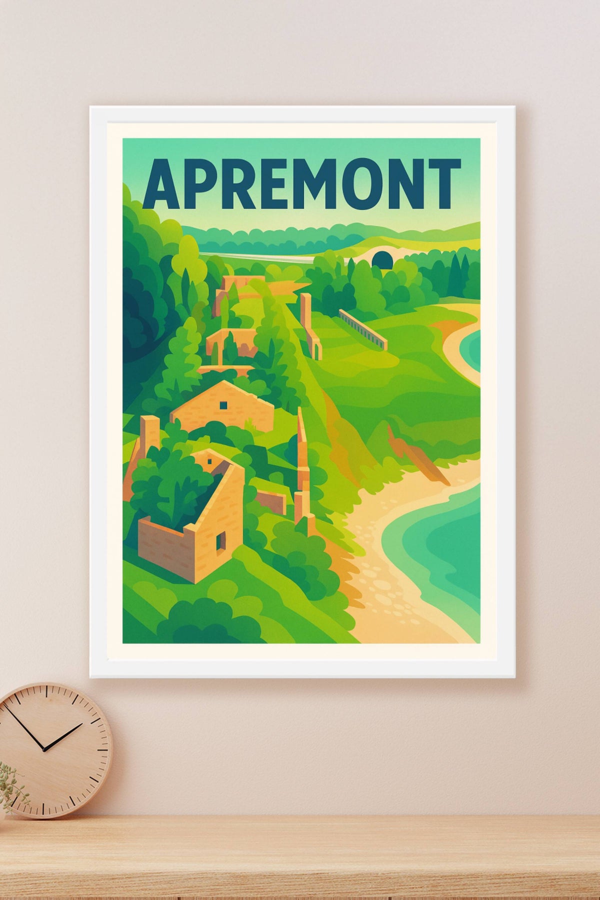 Affiche Apremont — Évasion nature et patrimoine · poster d'art de Apremont