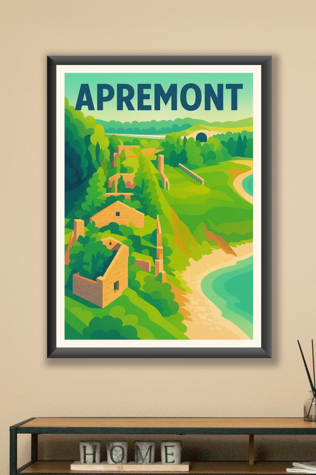 Affiche Apremont — Évasion nature et patrimoine · poster d'art de Apremont