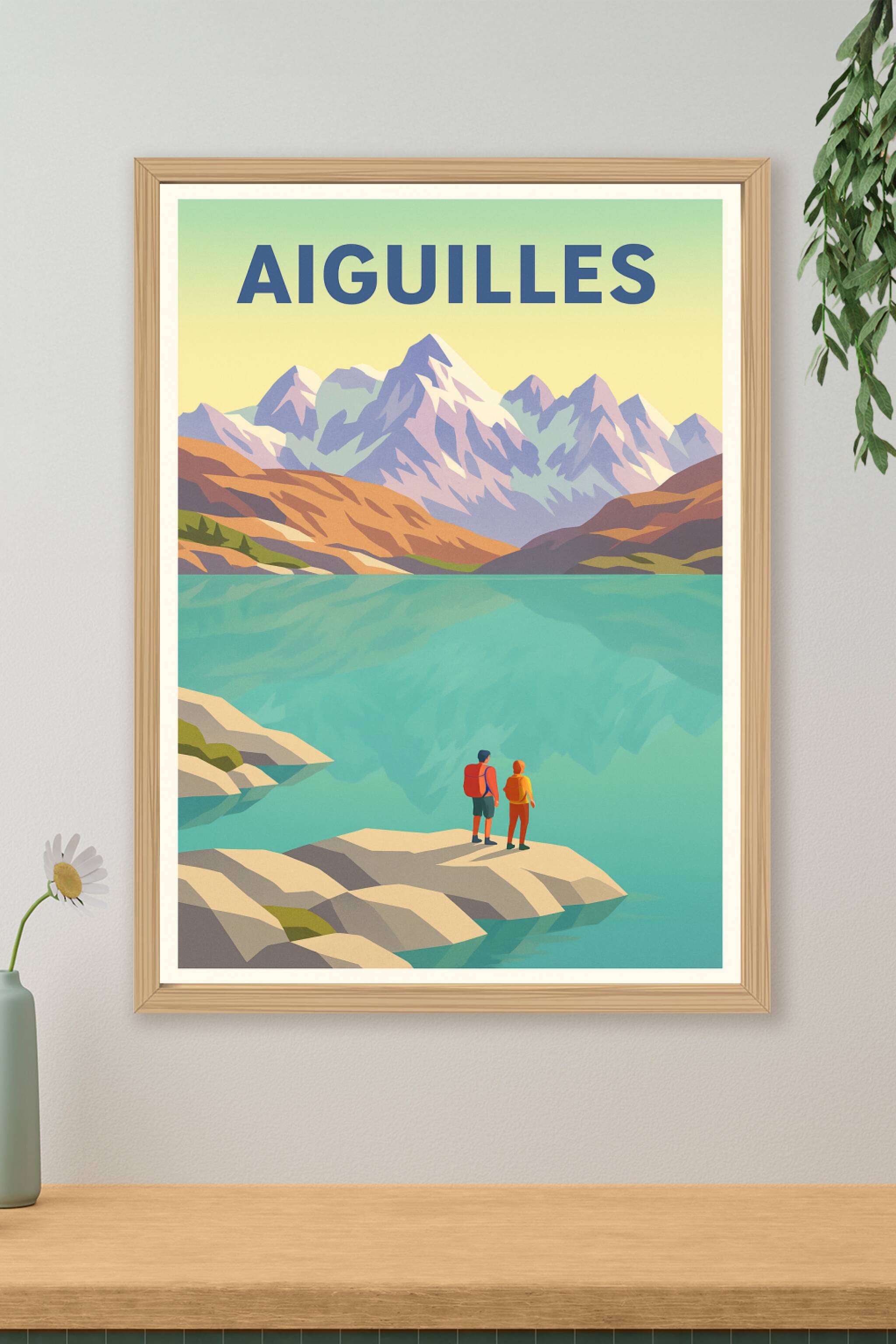 Affiche de Aiguilles - Invitation à la découverte des sommets alpins