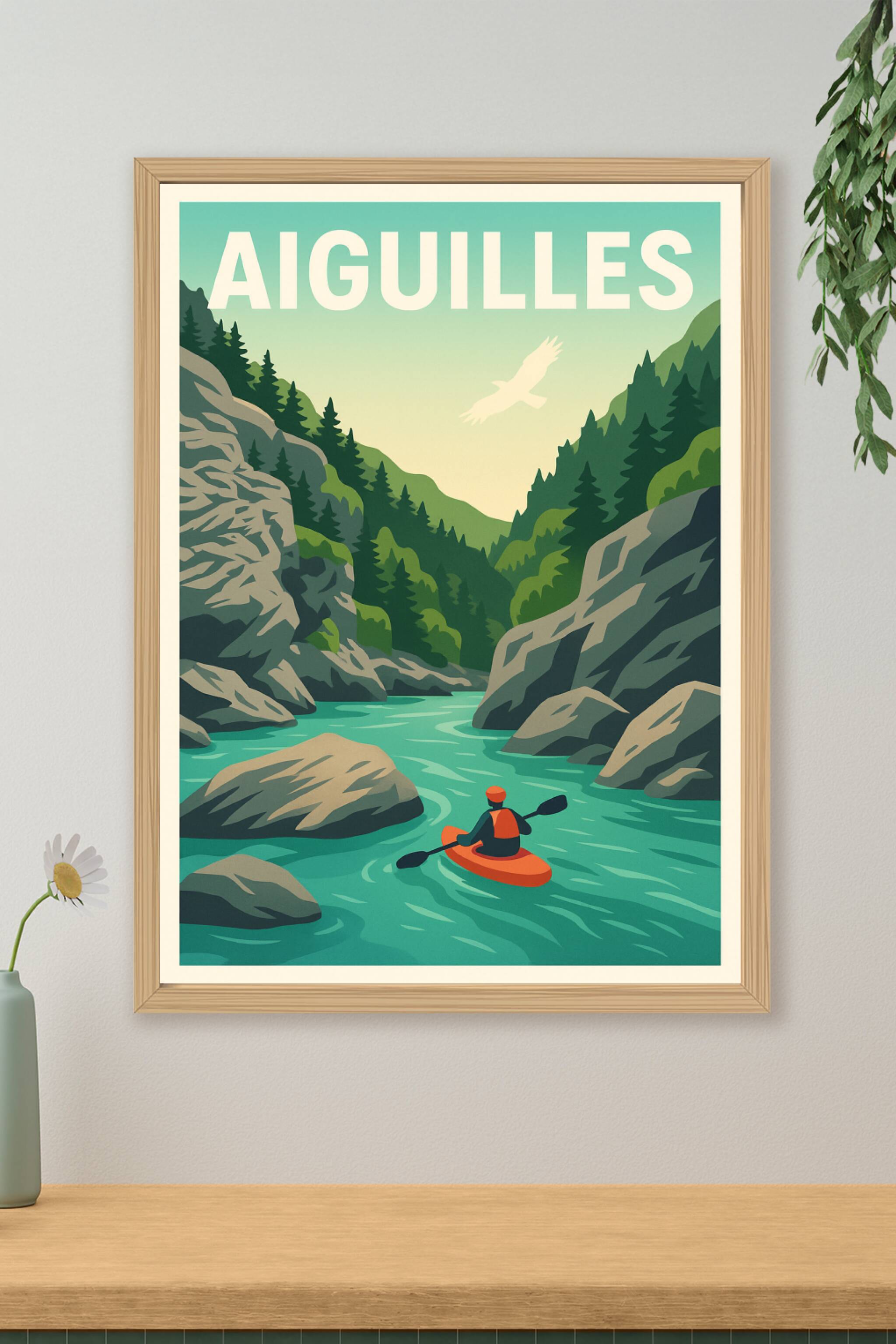 Affiche de Aiguilles - Aventure entre montagnes et rivière
