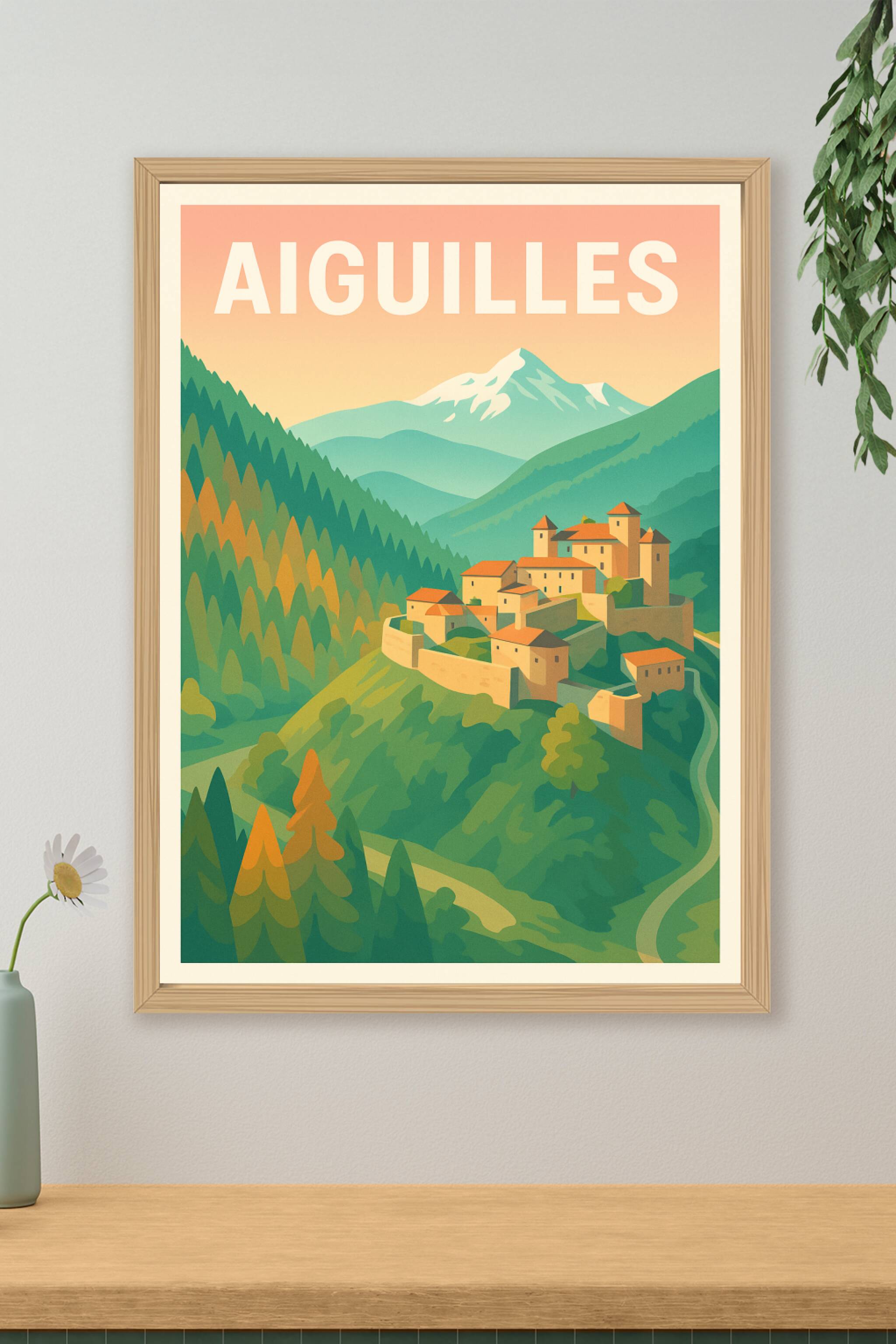 Affiche de Aiguilles - Une escapade paisible en montagne