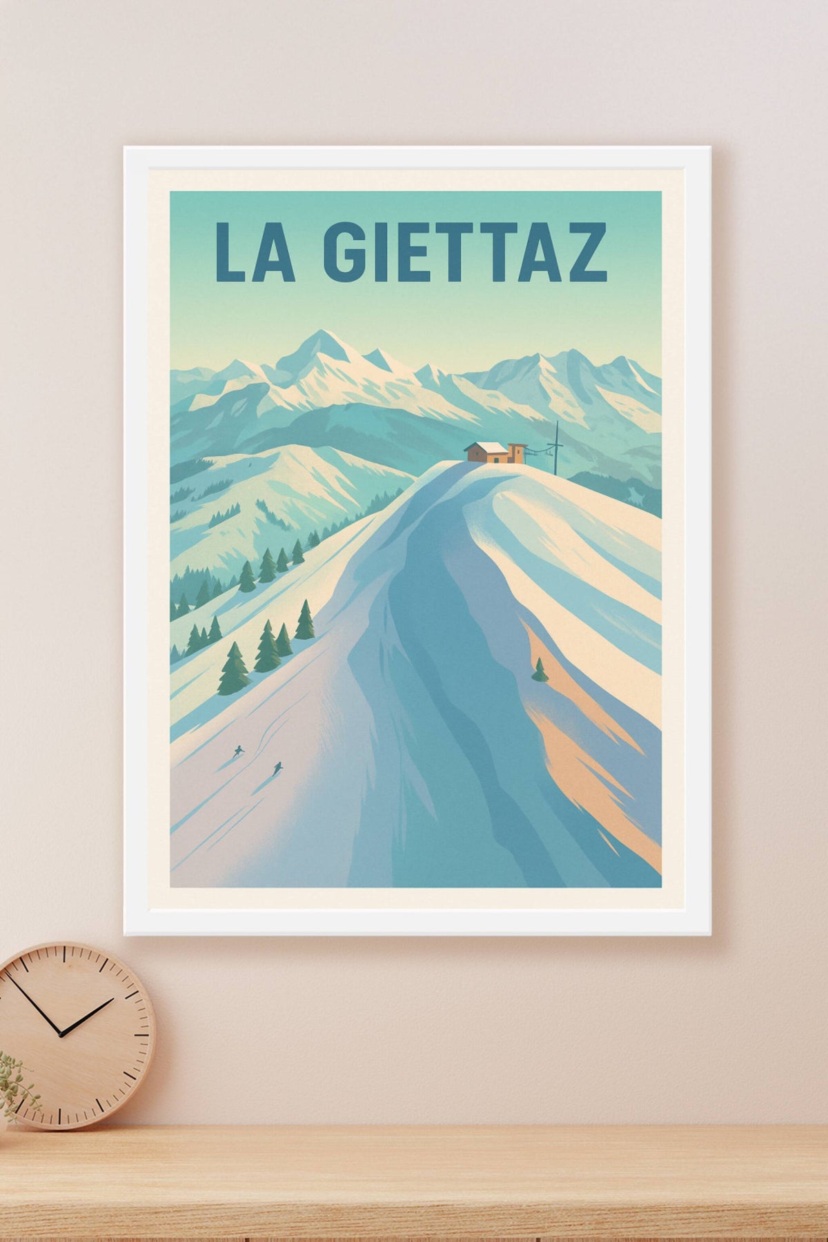Affiche La Giettaz — Évasion Montagnarde Authentique · poster d'art de La Giettaz