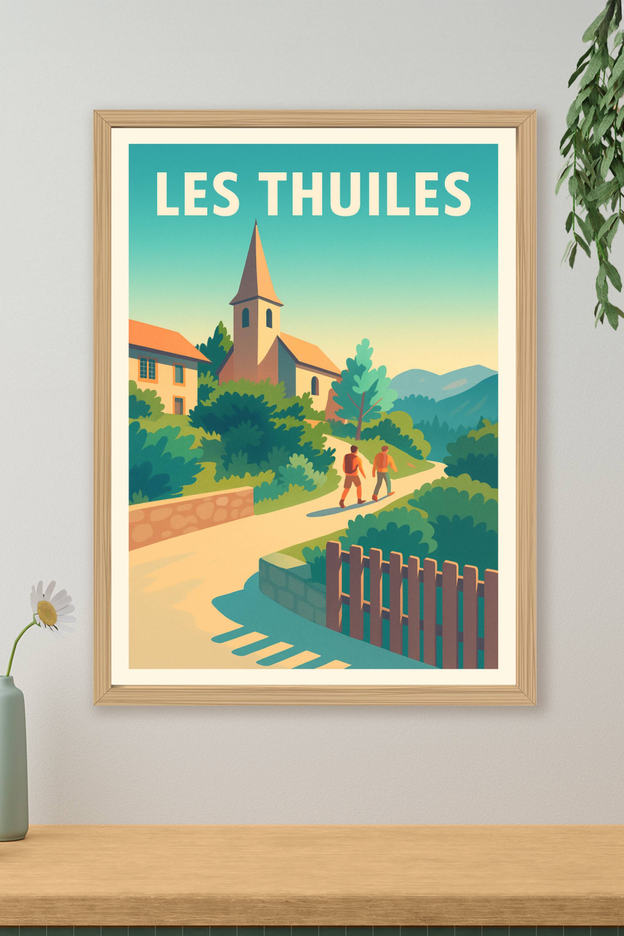 Affiche de Les Thuiles - Évasion nature au cœur des Alpes