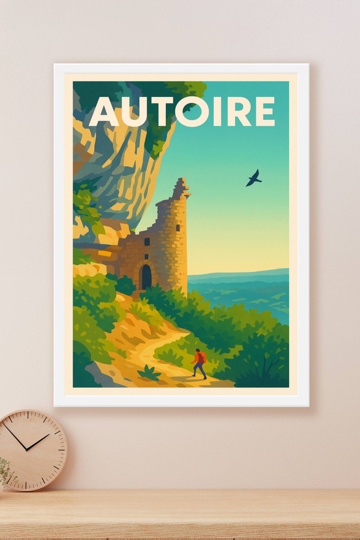 Affiche Loire — L'évasion au cœur de l'Authoïre · poster d'art de Loire