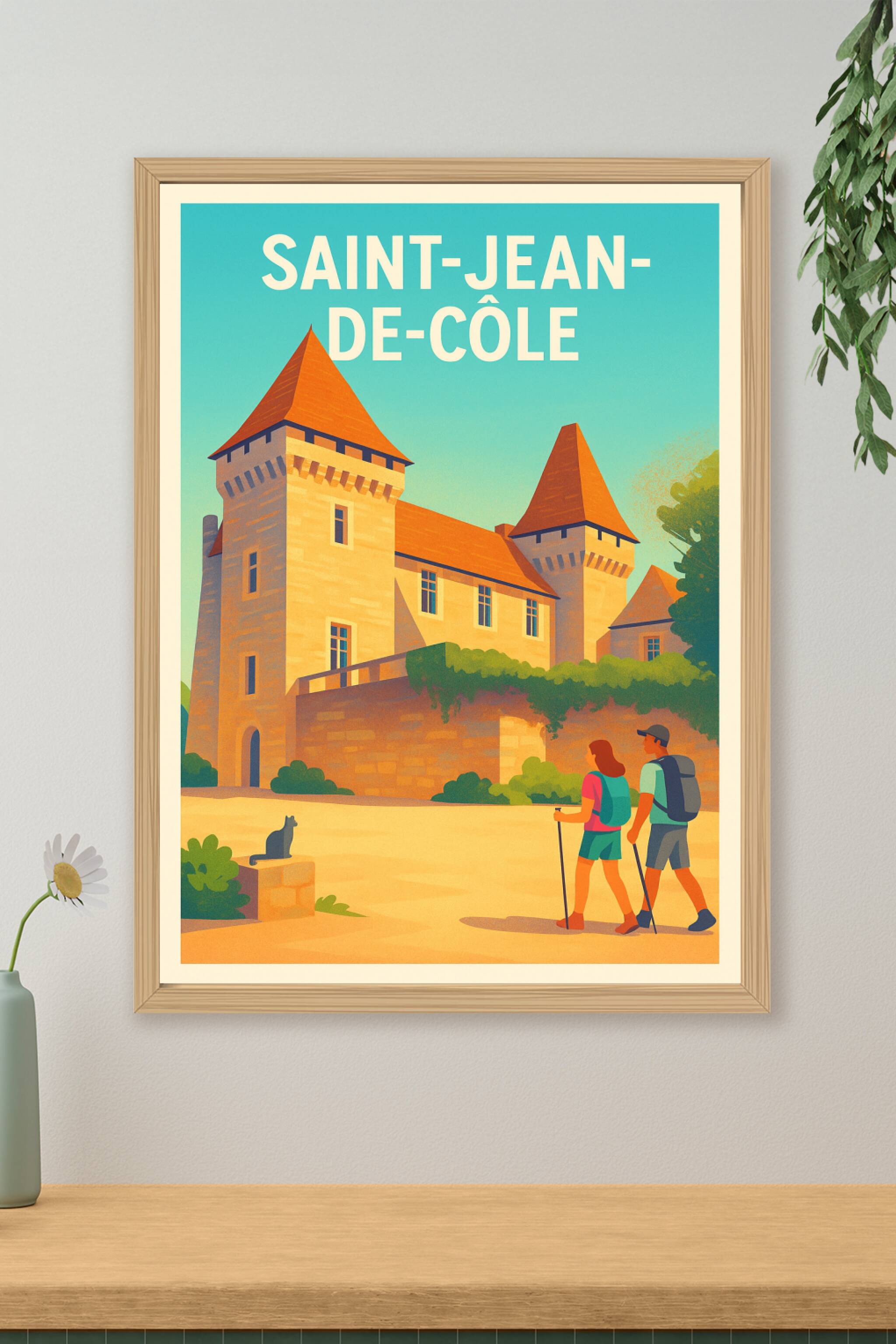 Affiche de Saint-Jean-de-Côle - charme et découverte en Périgord