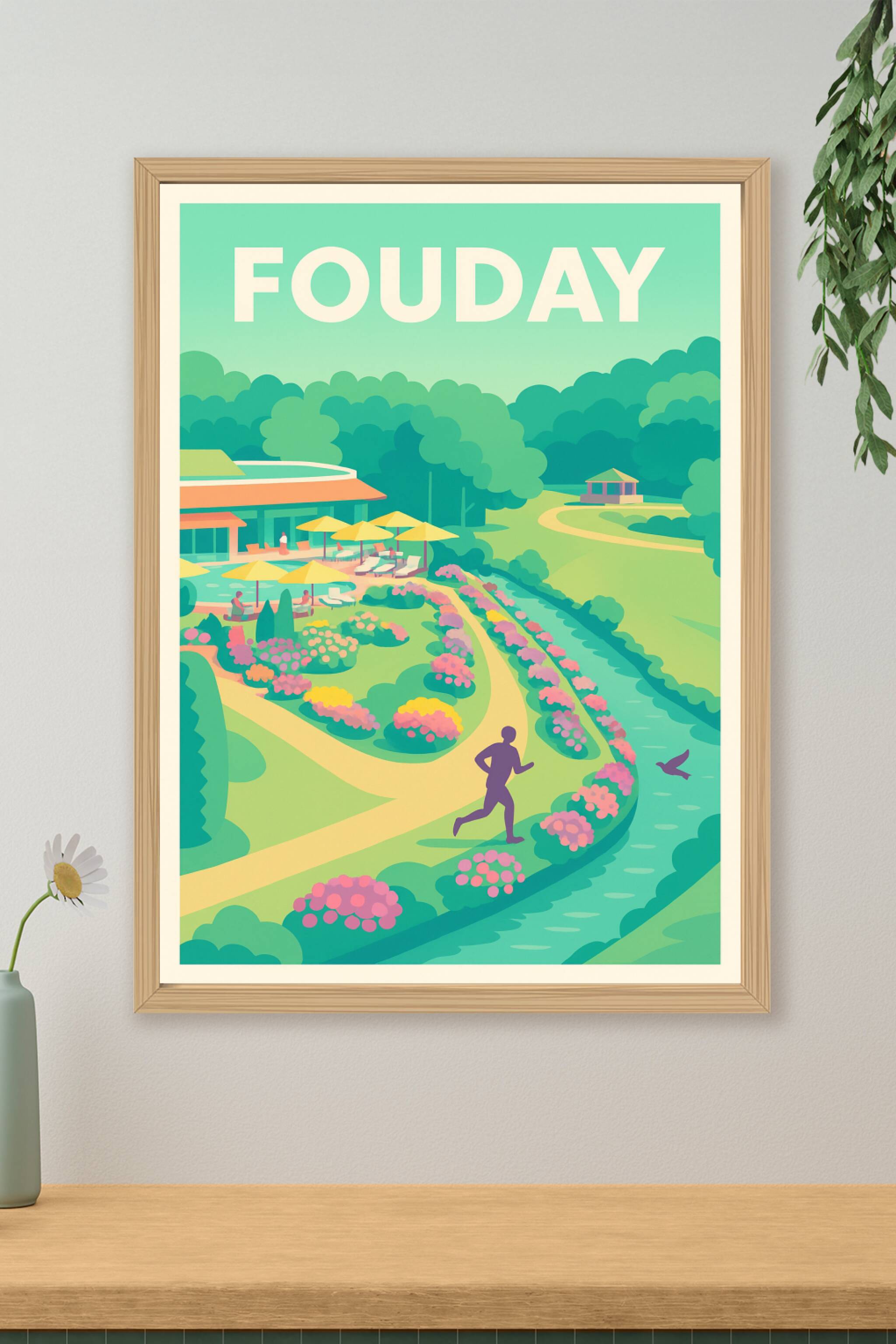Affiche Fouday — Escapade nature et détente · poster d'art de Fouday