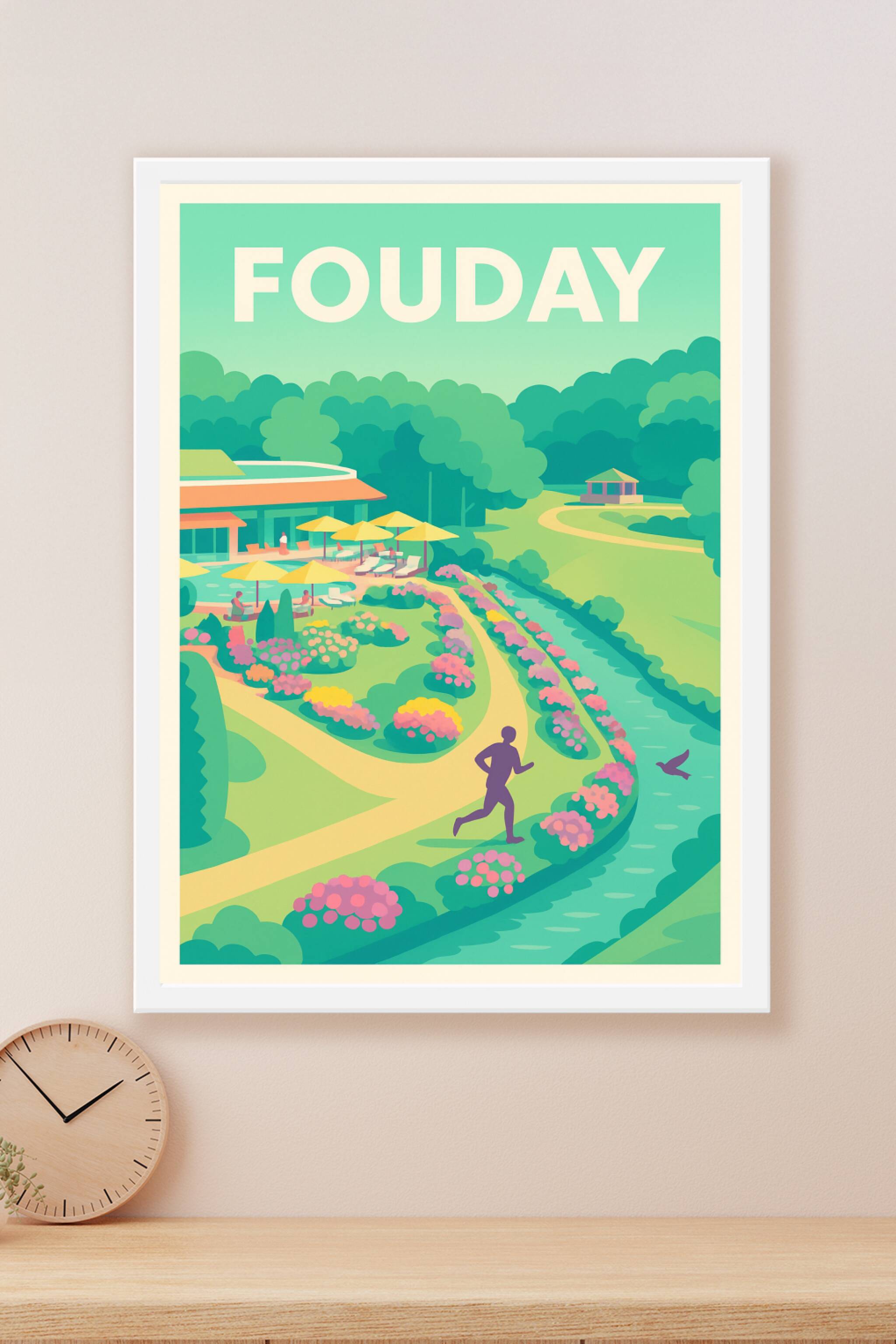 Affiche Fouday — Escapade nature et détente · poster d'art de Fouday
