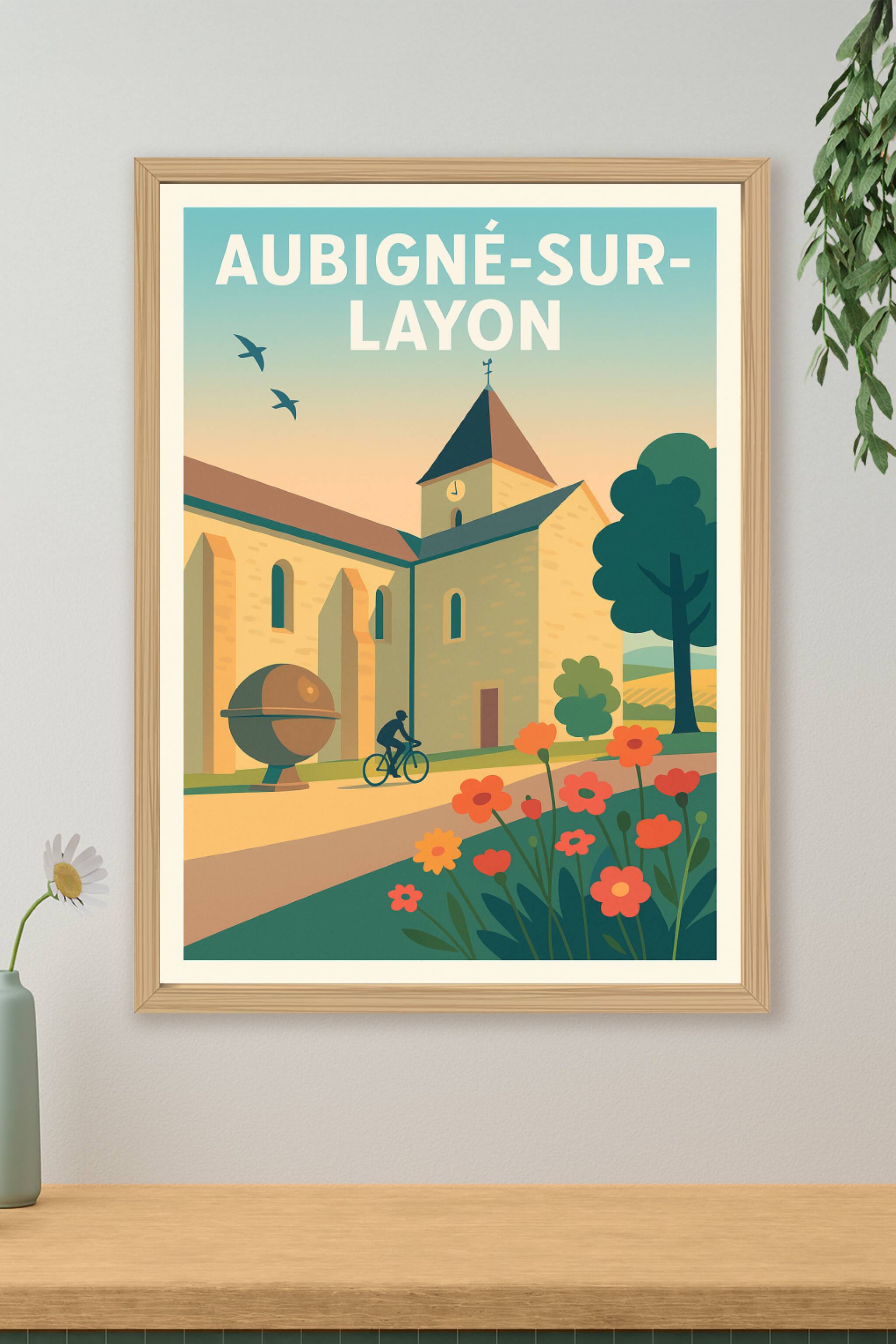 Affiche de Aubigné-sur-Layon - Charme bucolique au cœur du vignoble