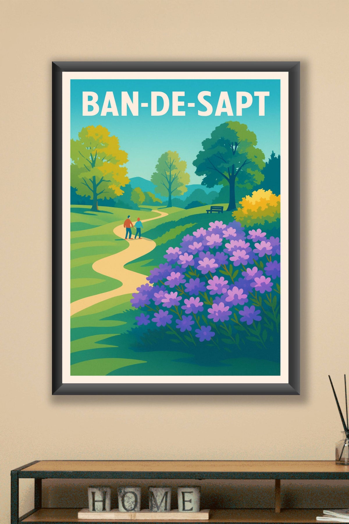 Affiche Bandol — Invitation à la balade nature · poster d'art de Bandol