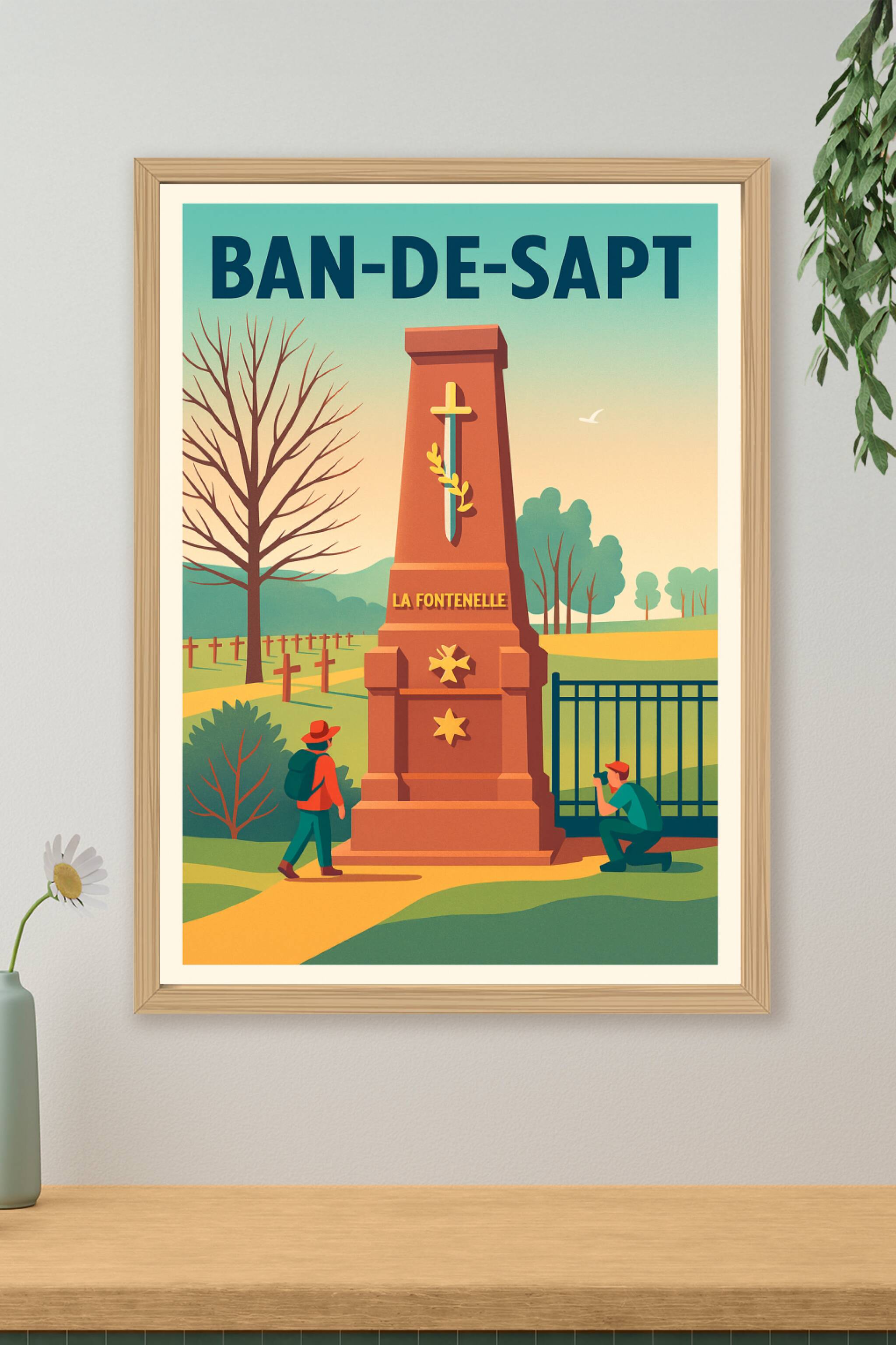Affiche de Ban-de-Sapt - Patrimoine et Mémoire au Cœur de la Nature
