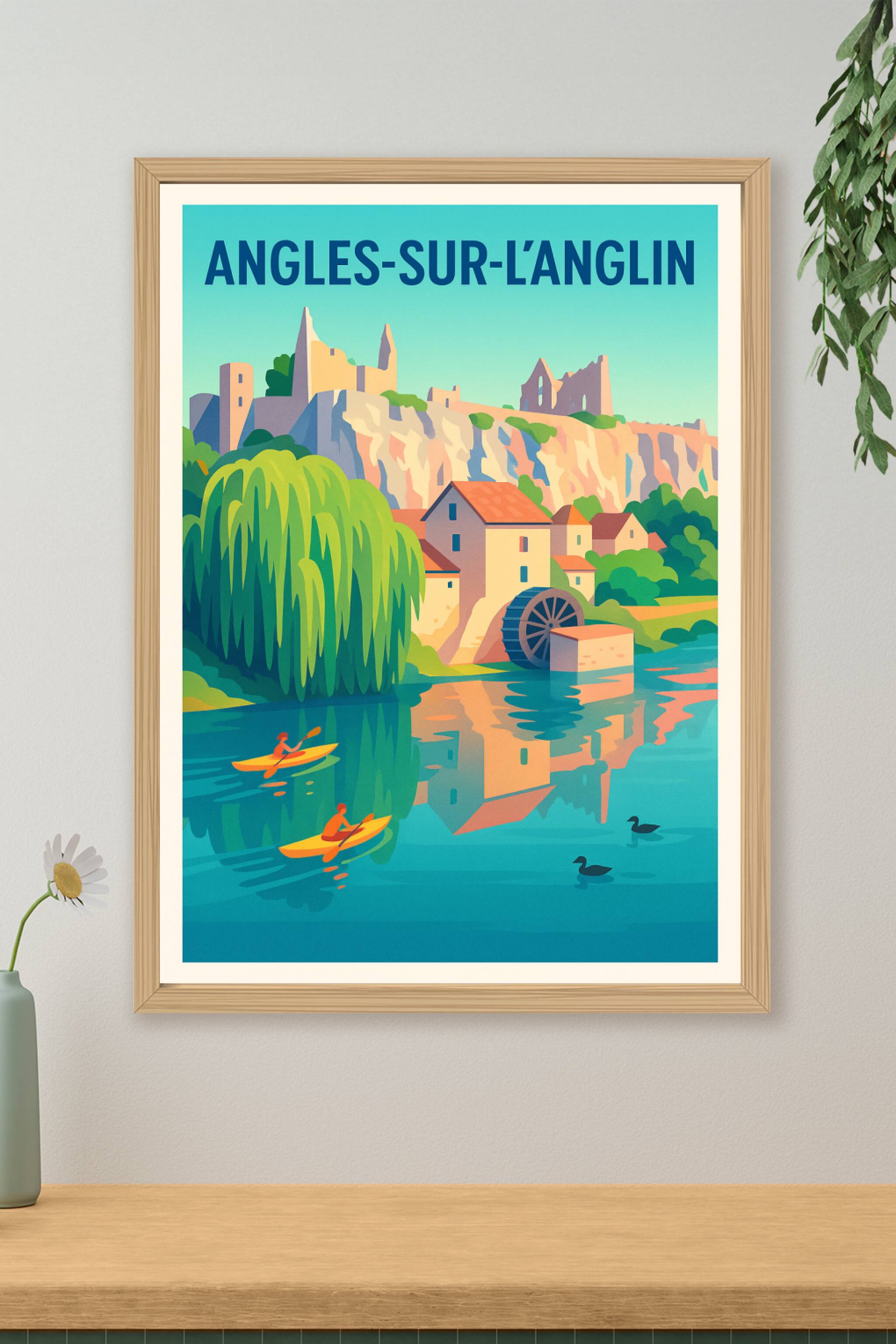 Affiche de Angles-sur-l'Anglin - Charme bucolique au fil de l'eau