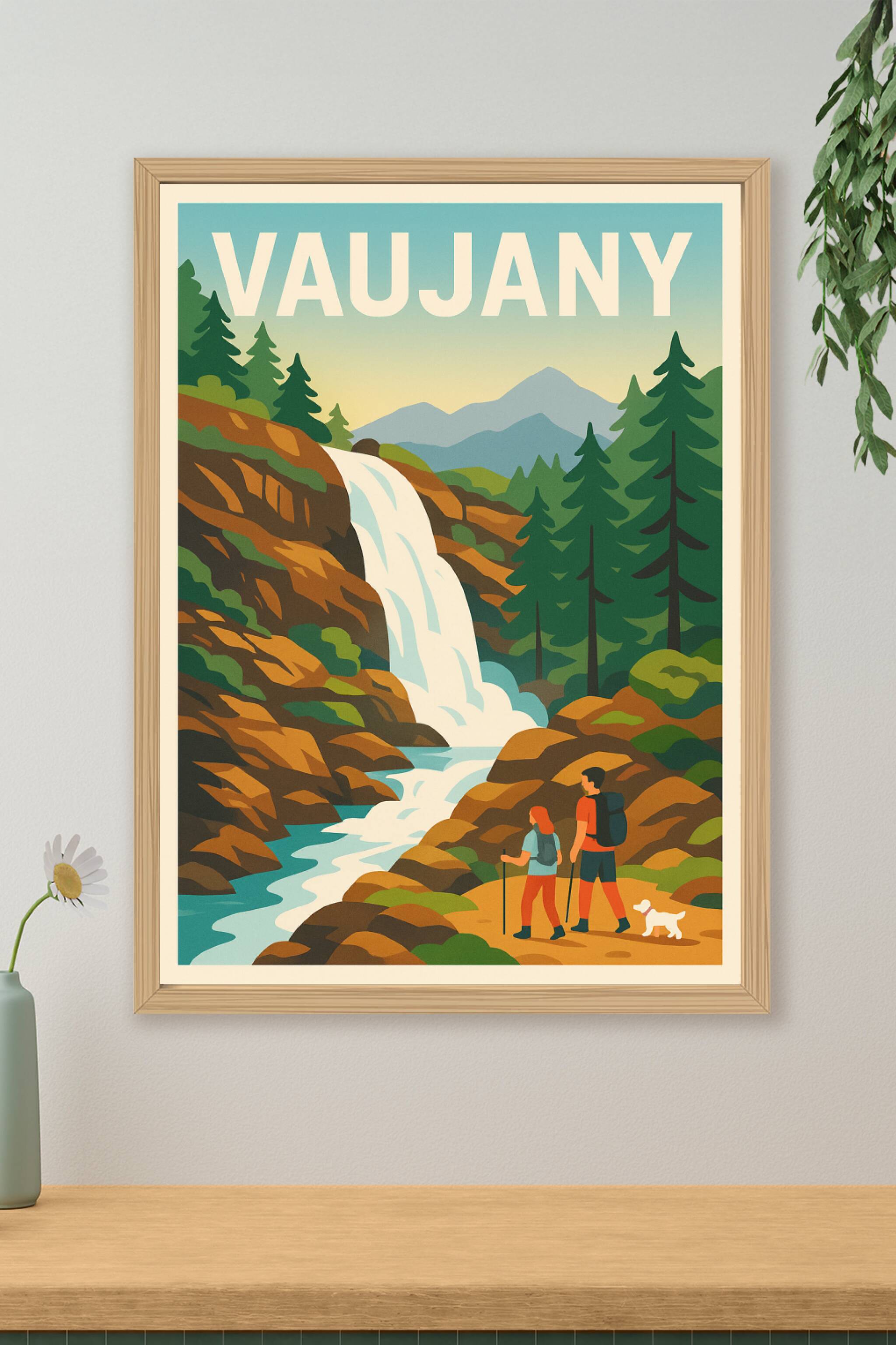 Affiche de Vaujany - Aventure et nature en montagne