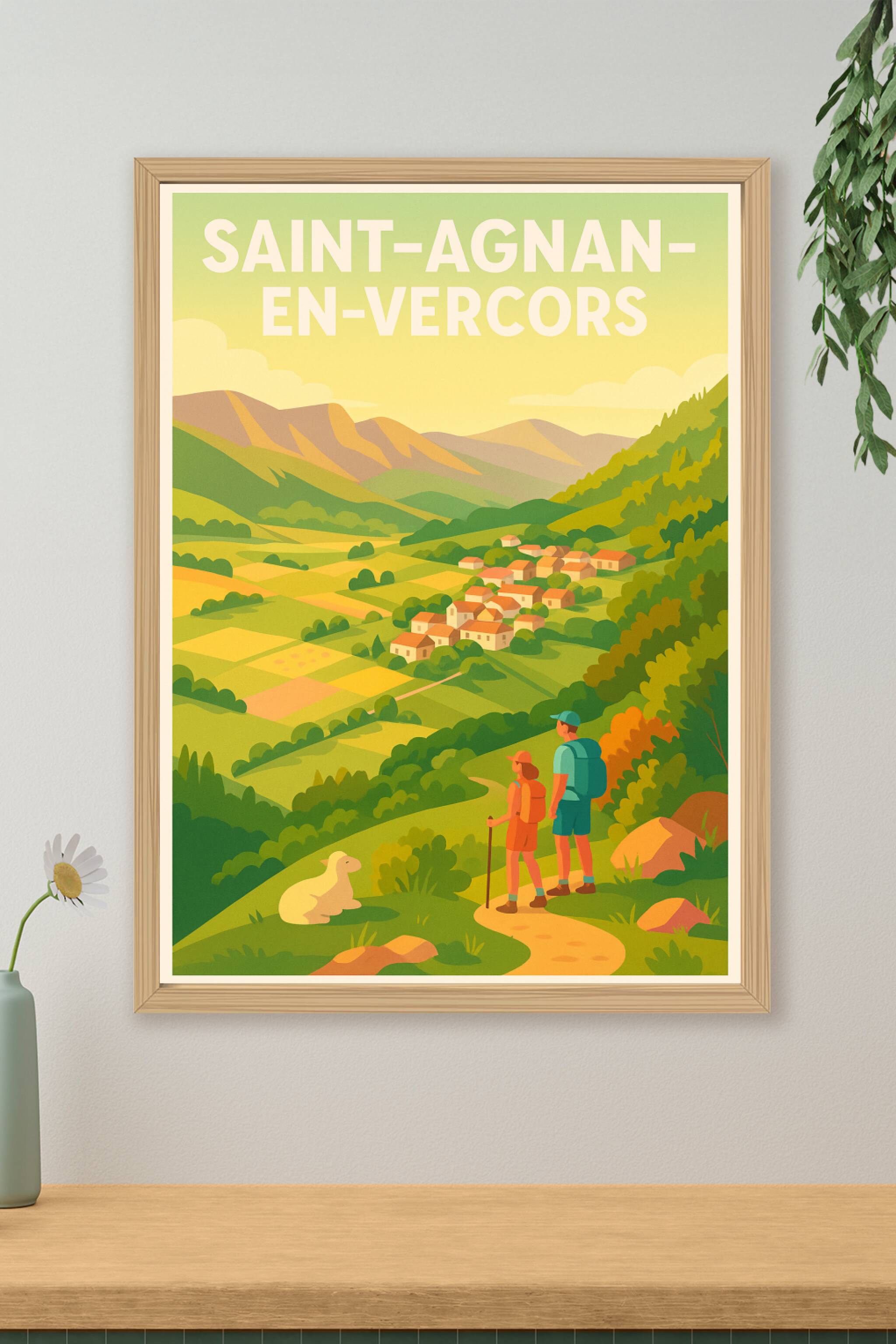 Affiche de Saint-Agnan-en-Vercors - Évasion nature au cœur du Vercors