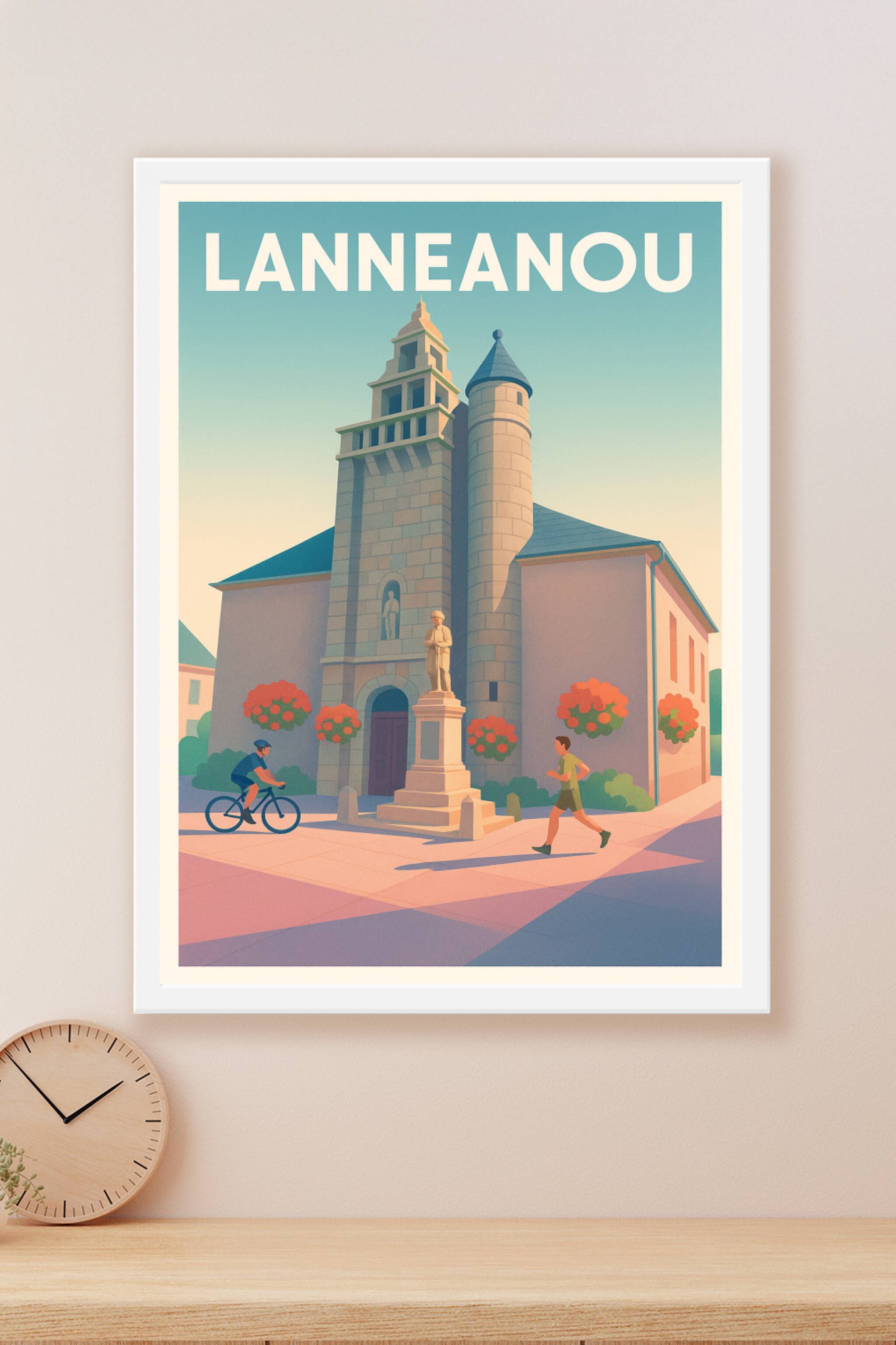 Affiche Lanneanou — Charme et sérénité au cœur de la Bretagne · poster d'art de Lanneanou