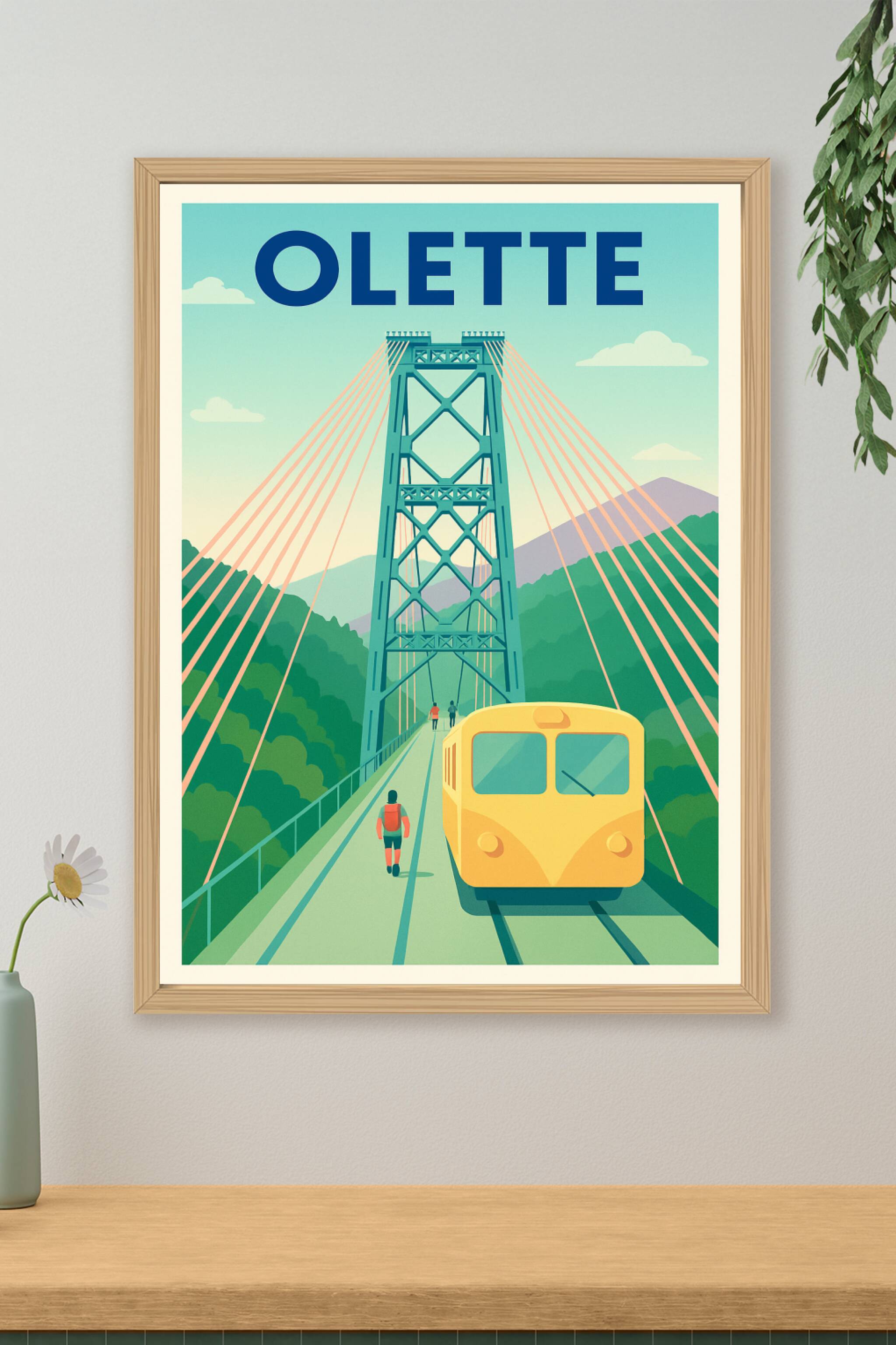 Affiche de Olette - Escapade sur le Pont Jaune