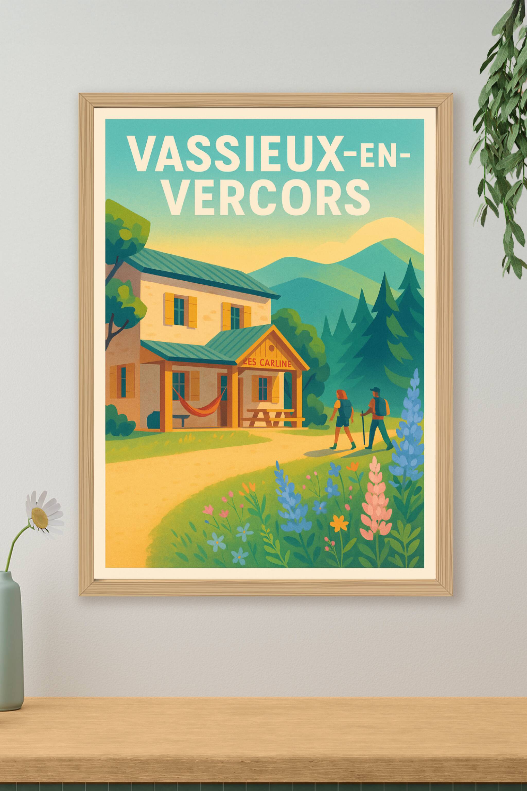 Affiche de Vassieux-en-Vercors - Escapade bucolique au cœur de la nature
