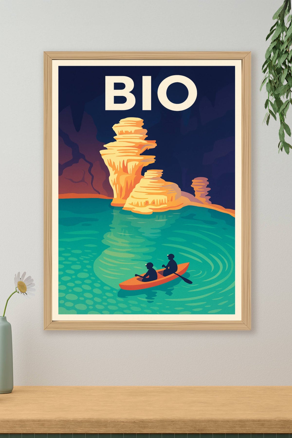 Affiche Bio — Exploration aquatique fascinante · poster d'art de Bio