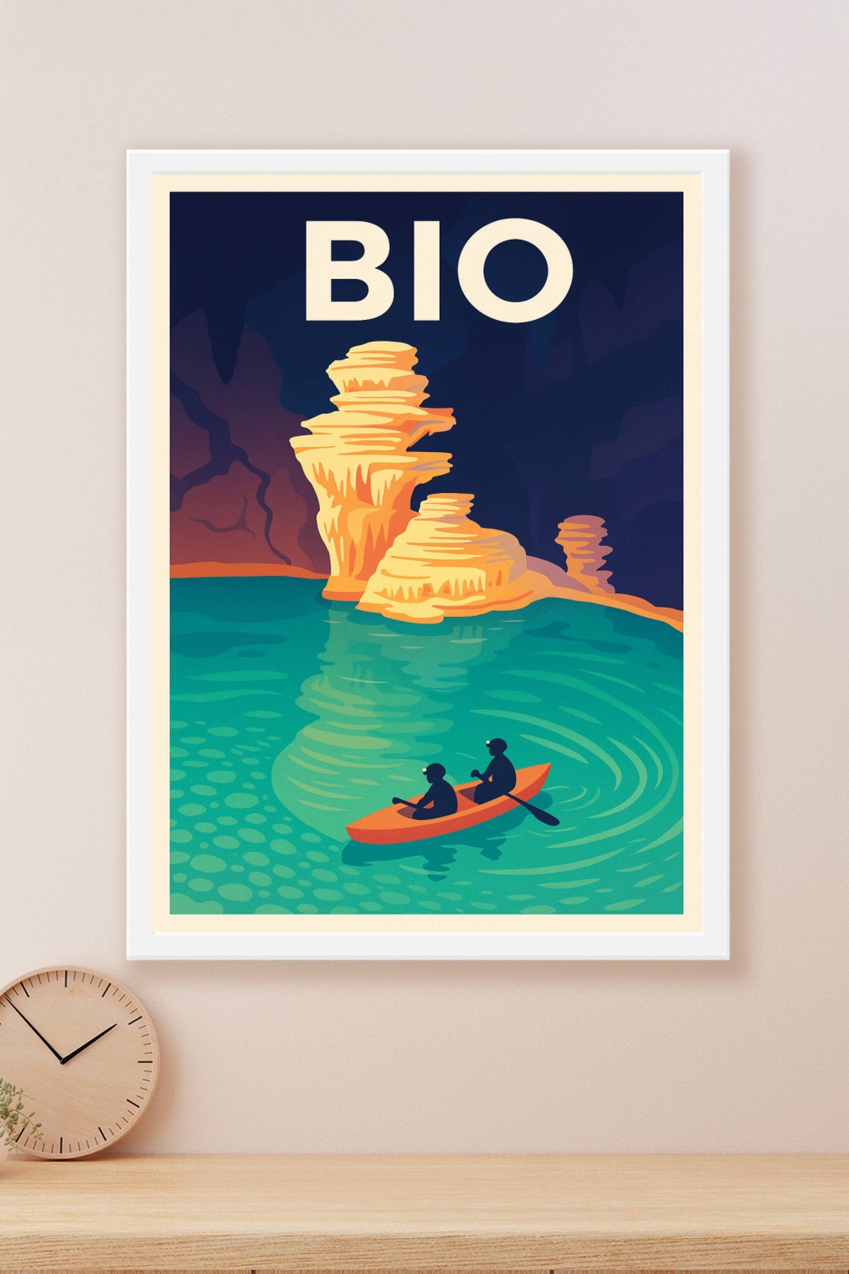 Affiche Bio — Exploration aquatique fascinante · poster d'art de Bio