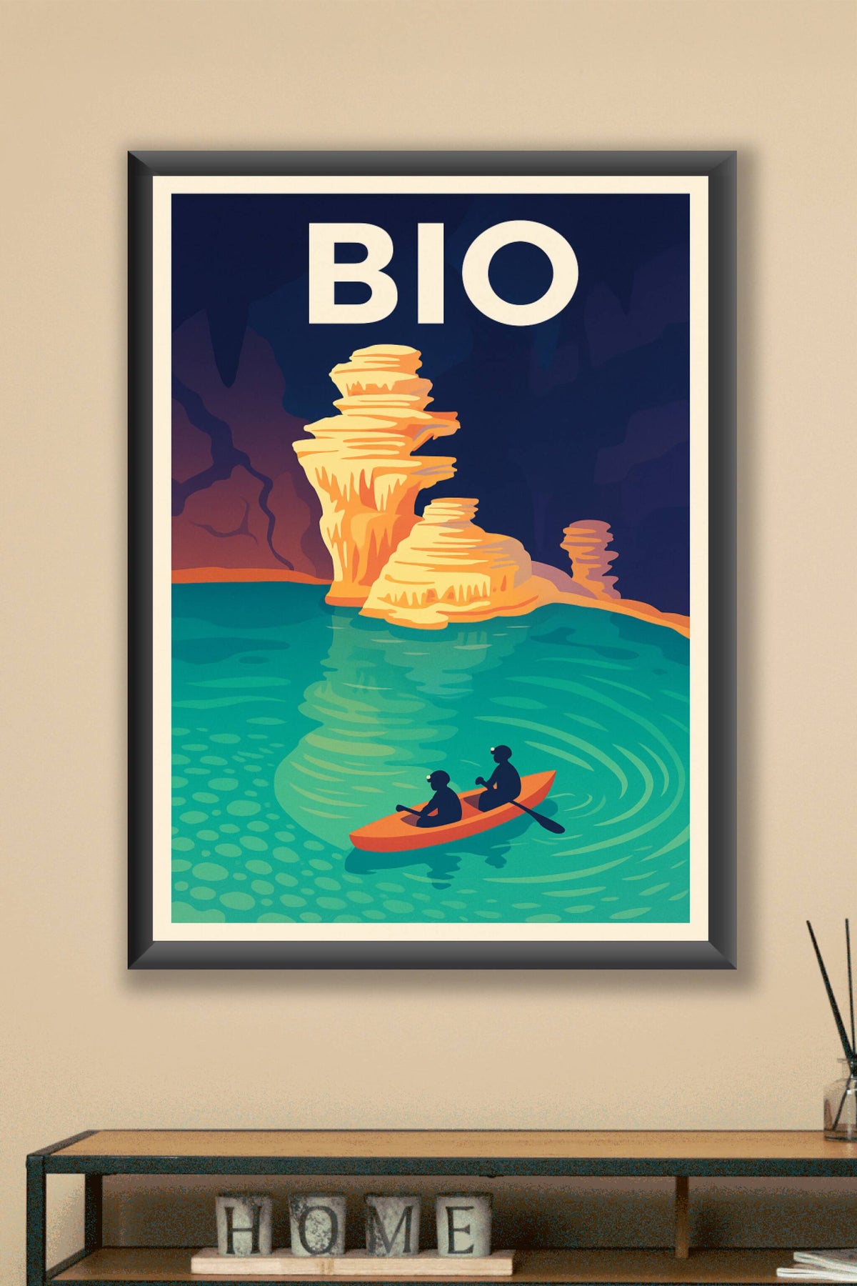 Affiche Bio — Exploration aquatique fascinante · poster d'art de Bio