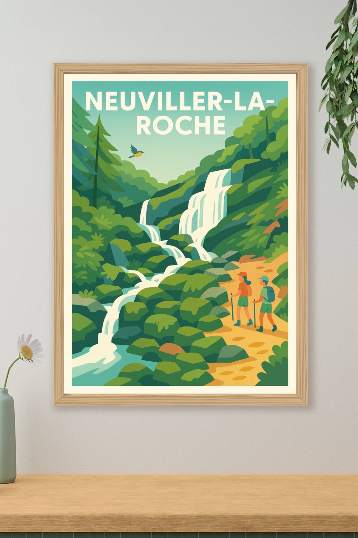 Affiche Neuviller-la-Roche — Évasion Nature au Cœur de la Forêt · poster d'art de Neuviller-la-Roche