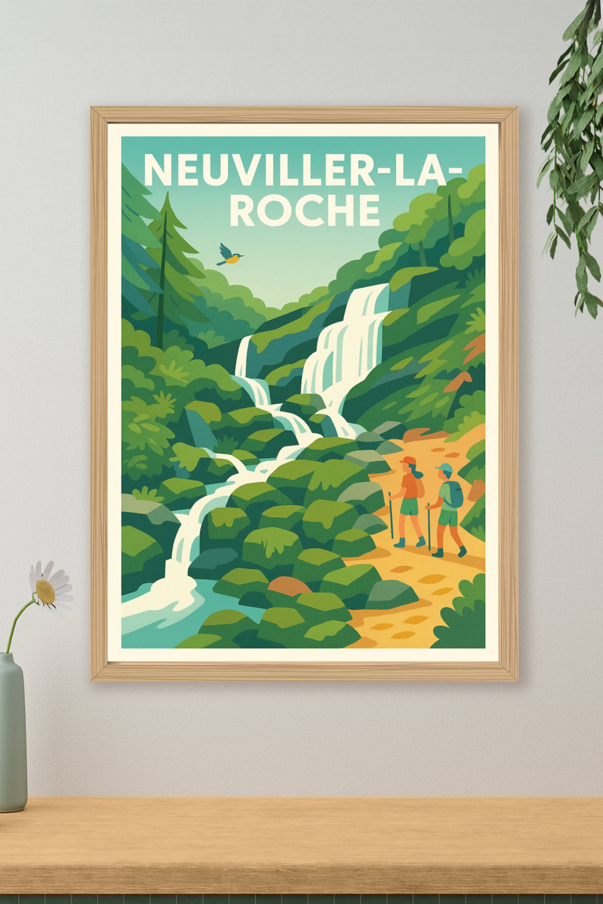Affiche Neuviller-la-Roche — Évasion Nature au Cœur de la Forêt · poster d'art de Neuviller-la-Roche