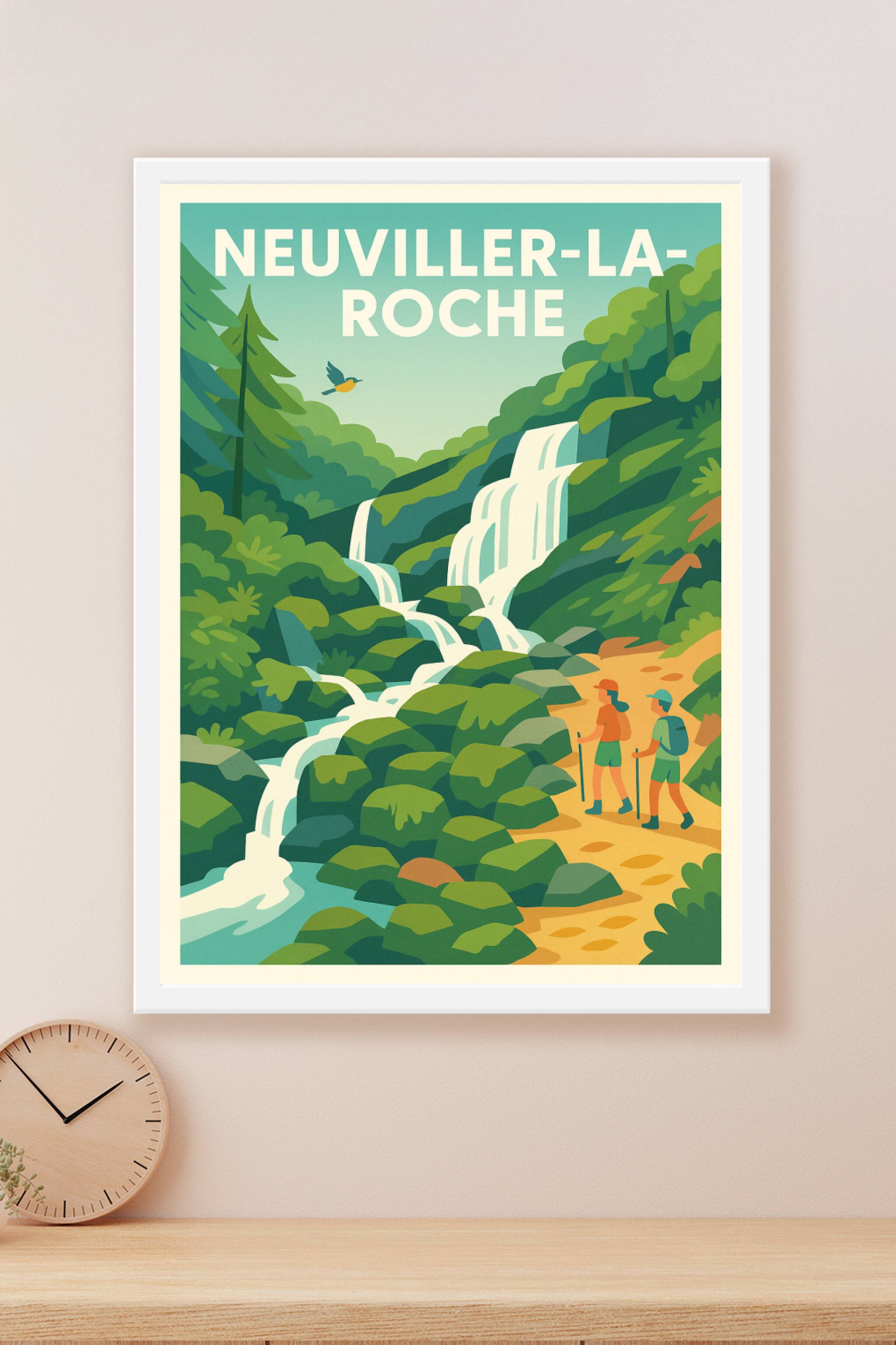 Affiche Neuviller-la-Roche — Évasion Nature au Cœur de la Forêt · poster d'art de Neuviller-la-Roche
