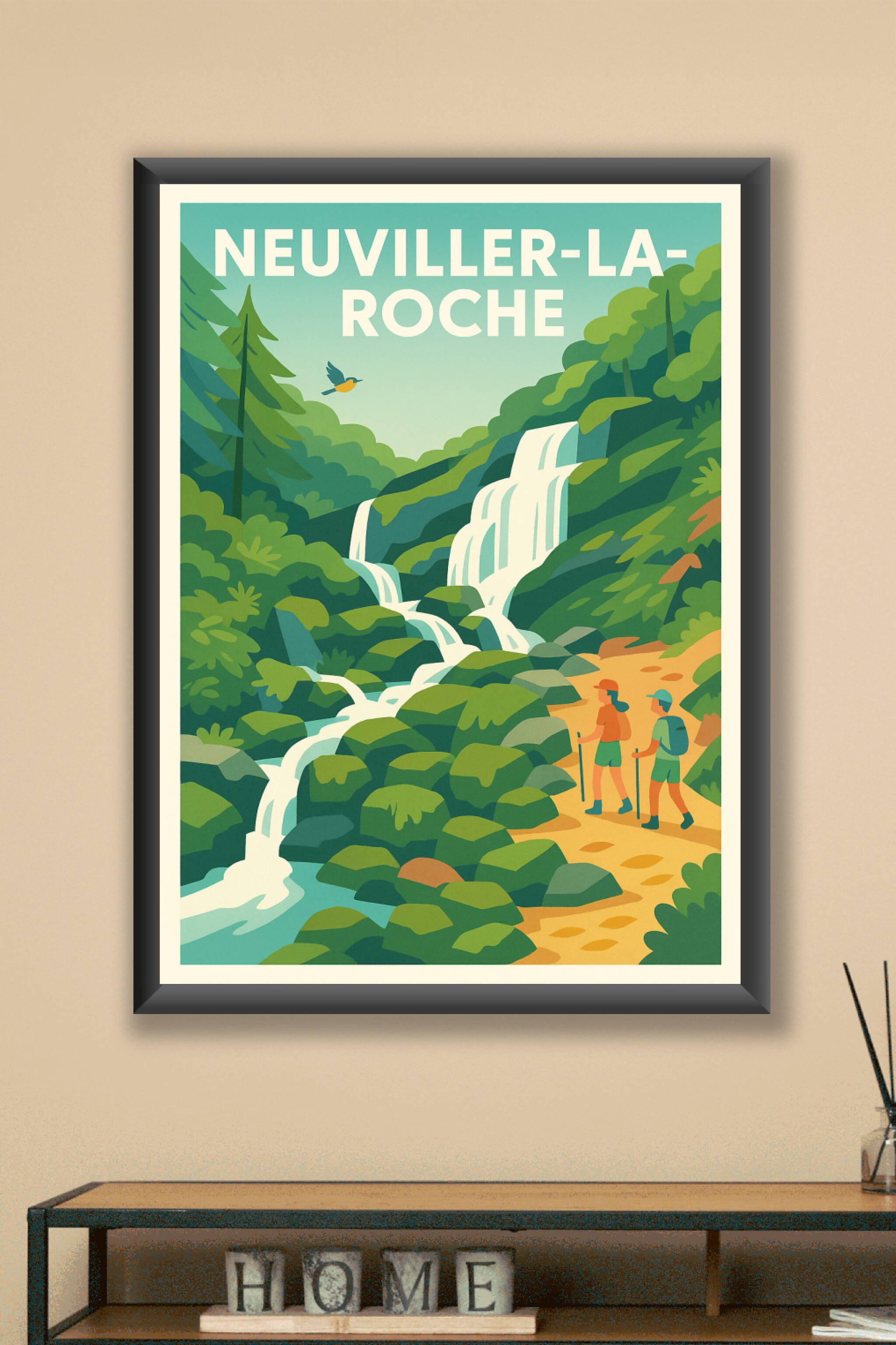Affiche Neuviller-la-Roche — Évasion Nature au Cœur de la Forêt · poster d'art de Neuviller-la-Roche
