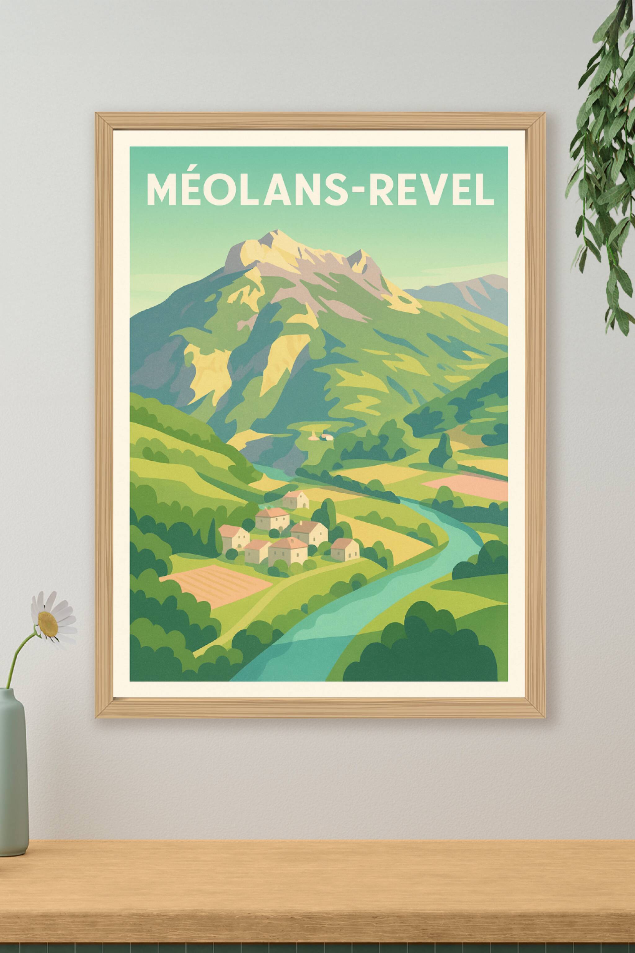 Affiche de Méolans-Revel - L'évasion nature au cœur des montagnes