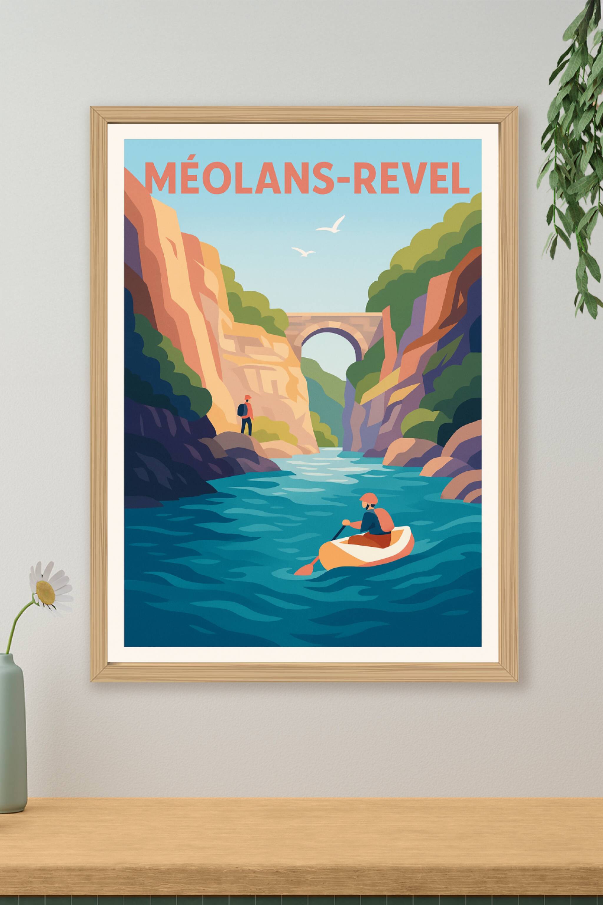 Affiche de Méolans-Revel - Évasion au cœur des gorges