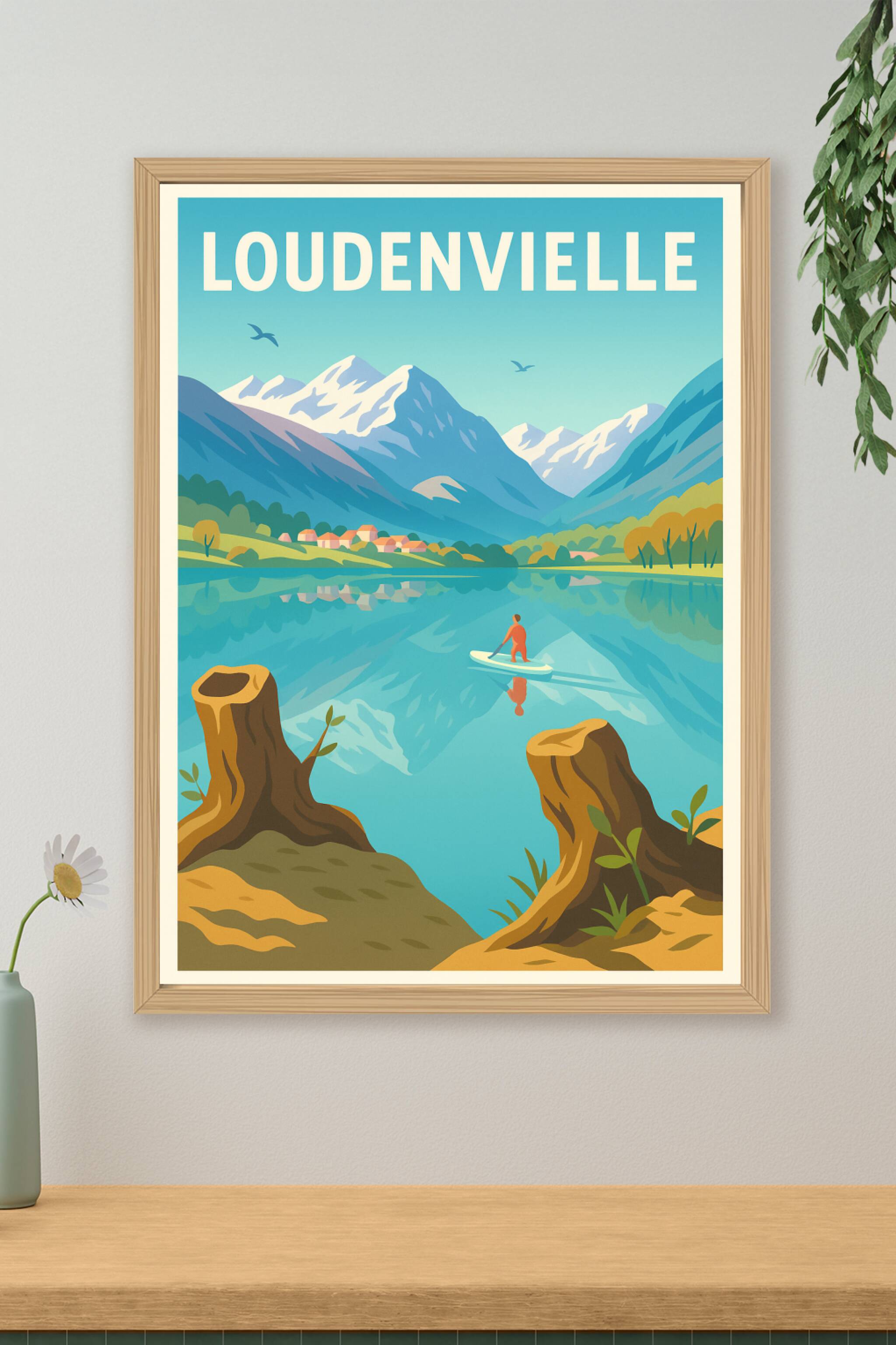 Affiche de Loudenvielle - Évasion paisible au cœur des montagnes