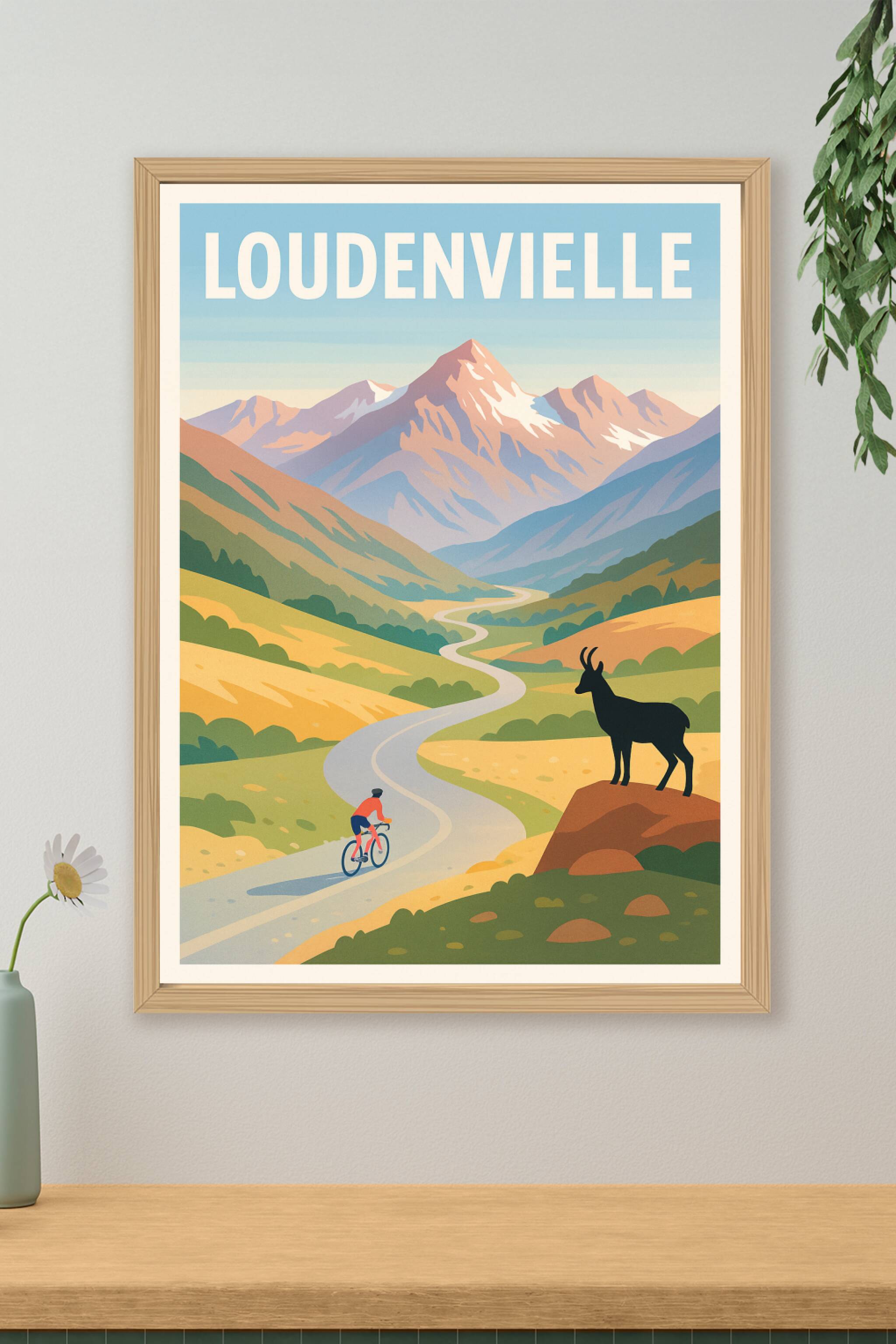Affiche de Loudenvielle - Escapade cycliste au cœur des montagnes