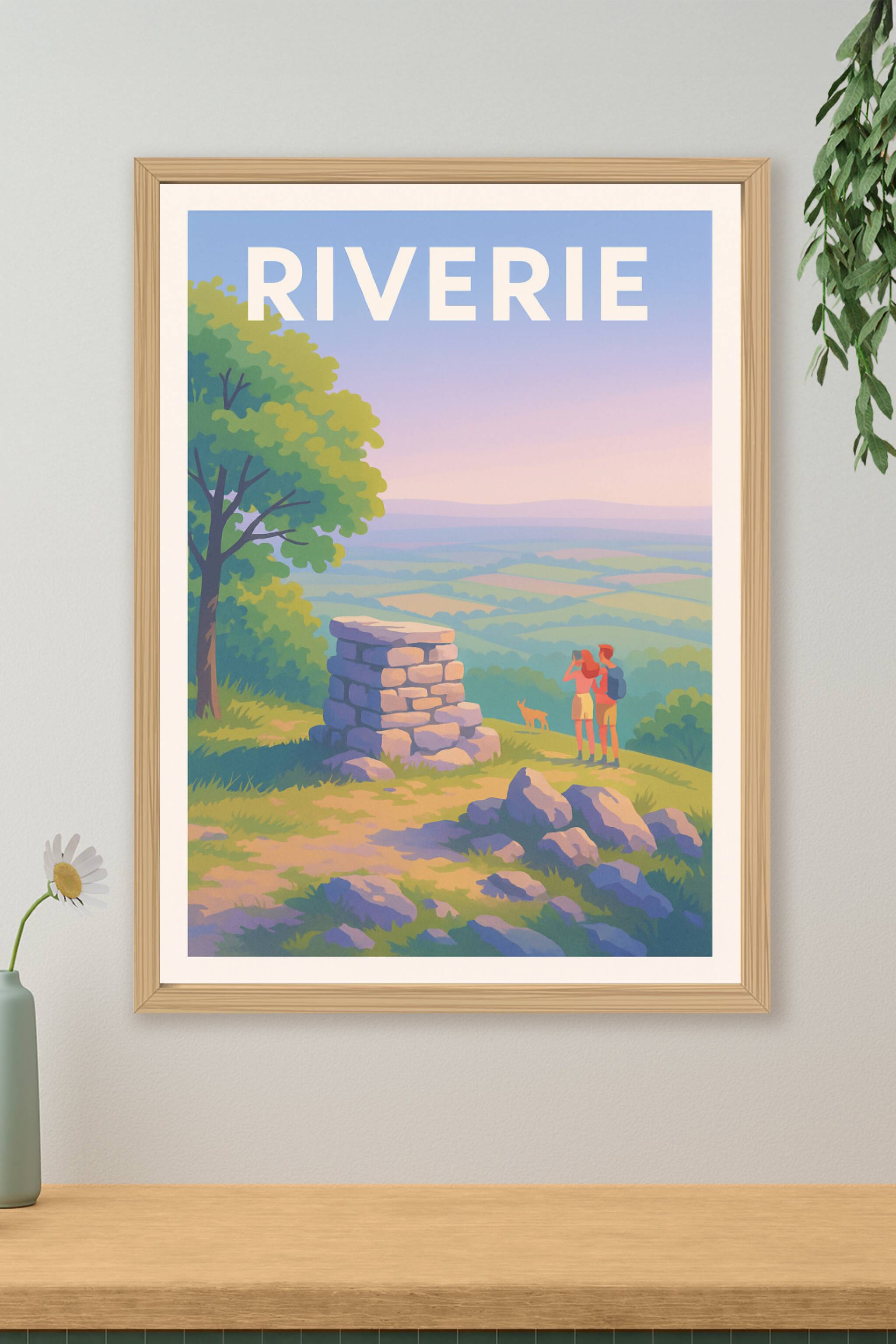 Affiche de Riviere - Évasion et nature préservée