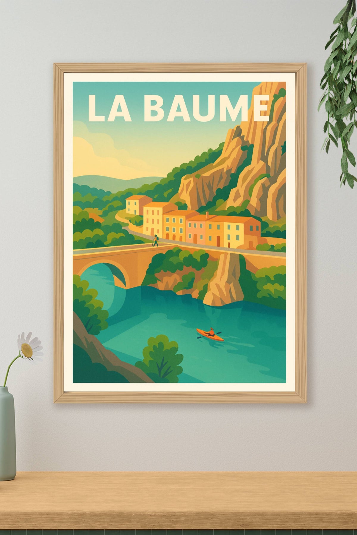 Affiche La Baume — Évasion au cœur de la nature · poster d'art de La Baume