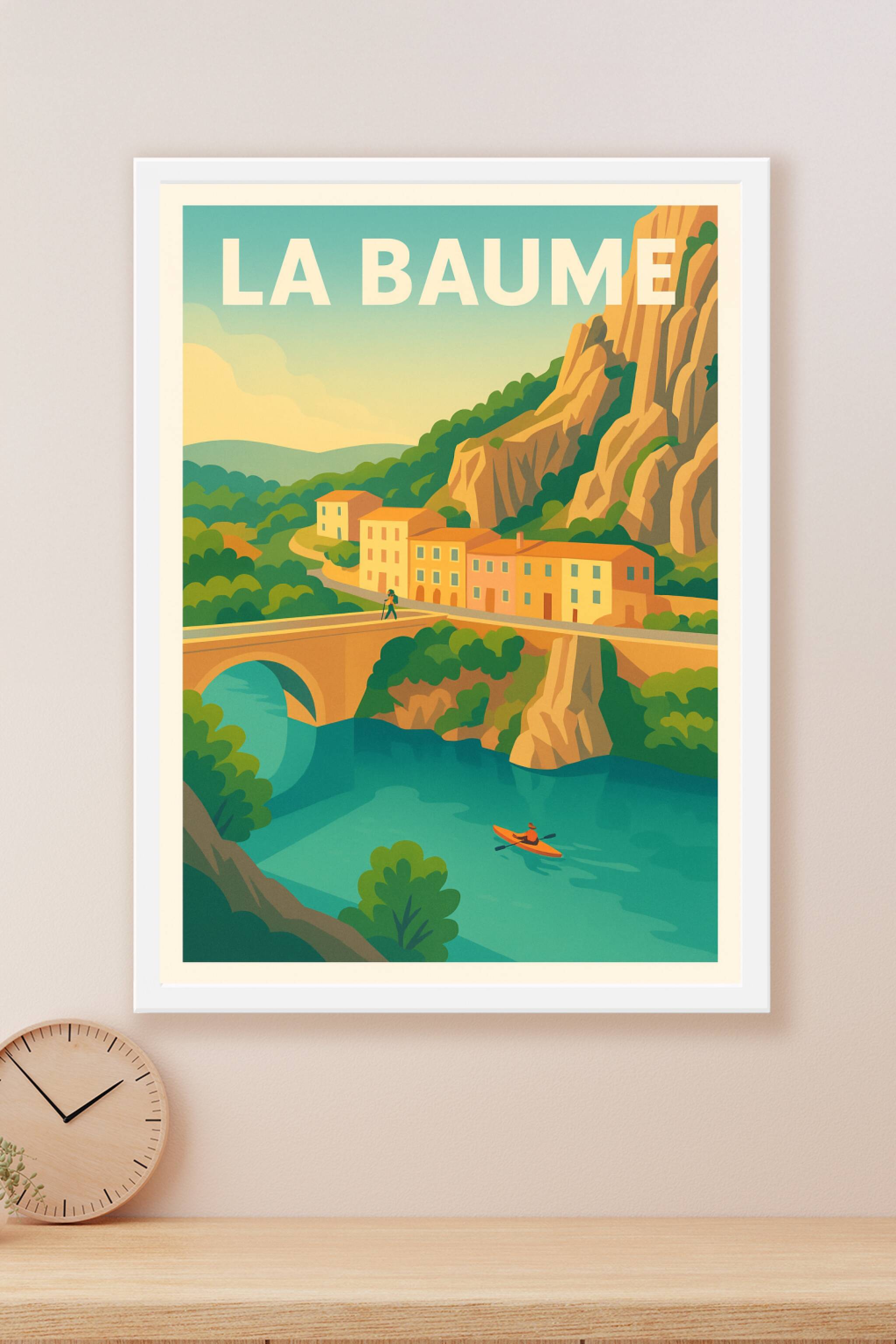 Affiche La Baume — Évasion au cœur de la nature · poster d'art de La Baume