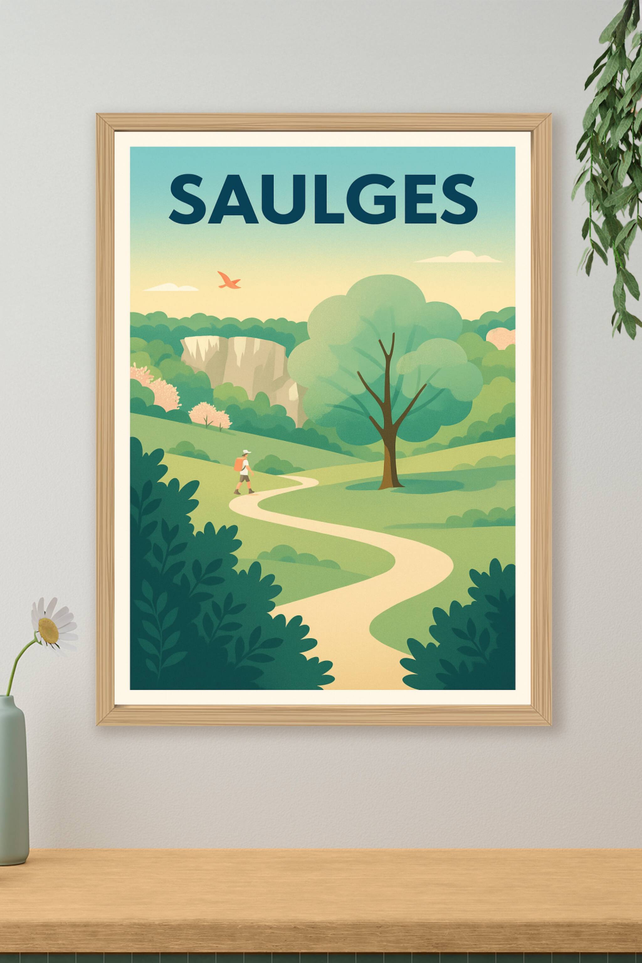 Affiche de Saulges - Escapade nature au cœur de la vallée