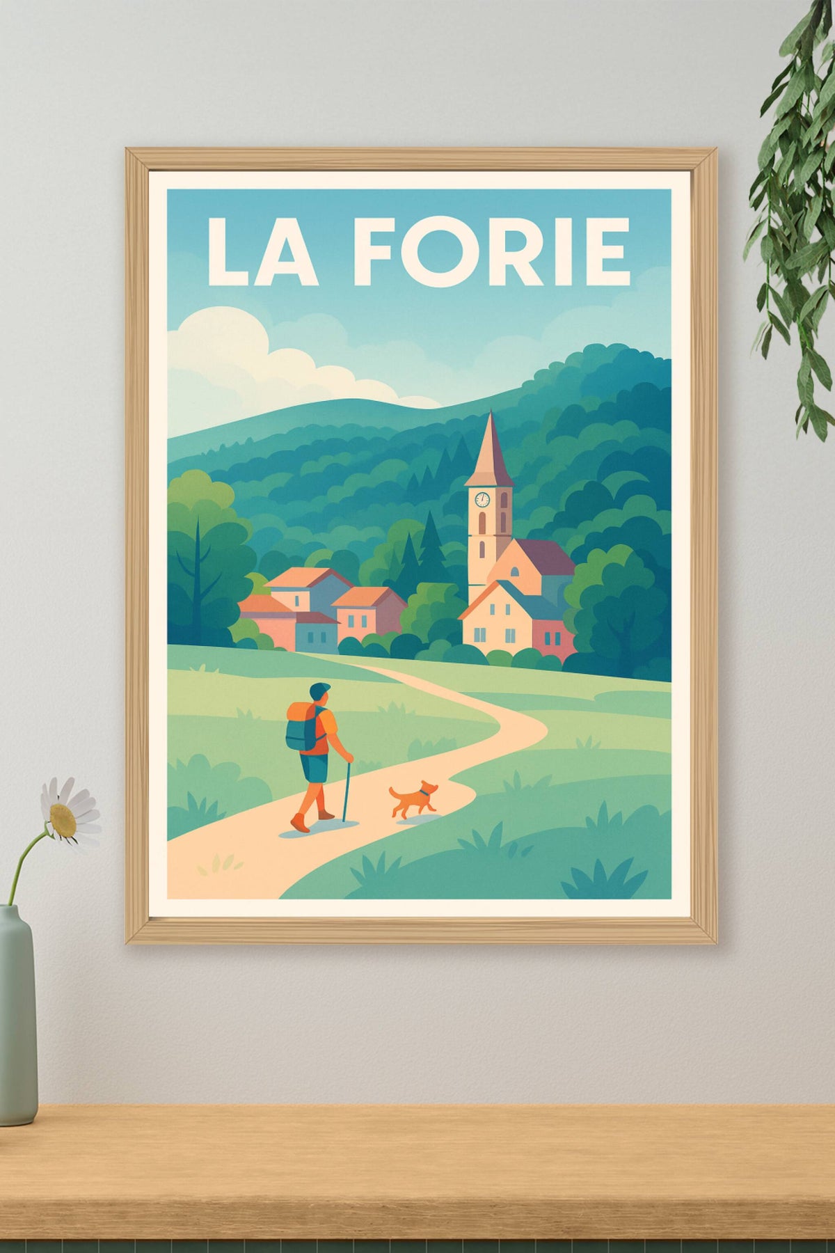 Affiche La Forie — Escapade nature et sérénité · poster d'art de La Forie