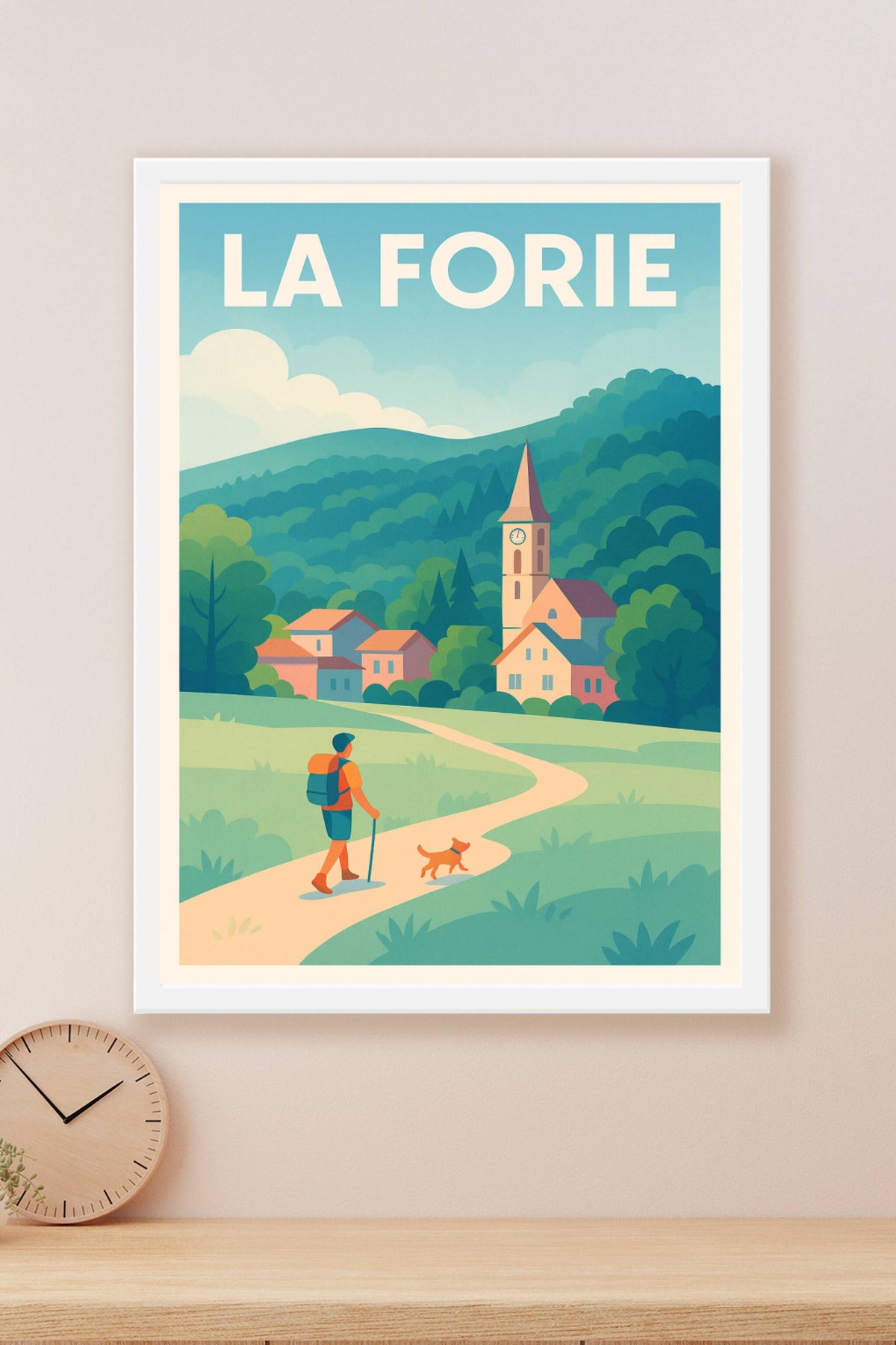 Affiche La Forie — Escapade nature et sérénité · poster d'art de La Forie