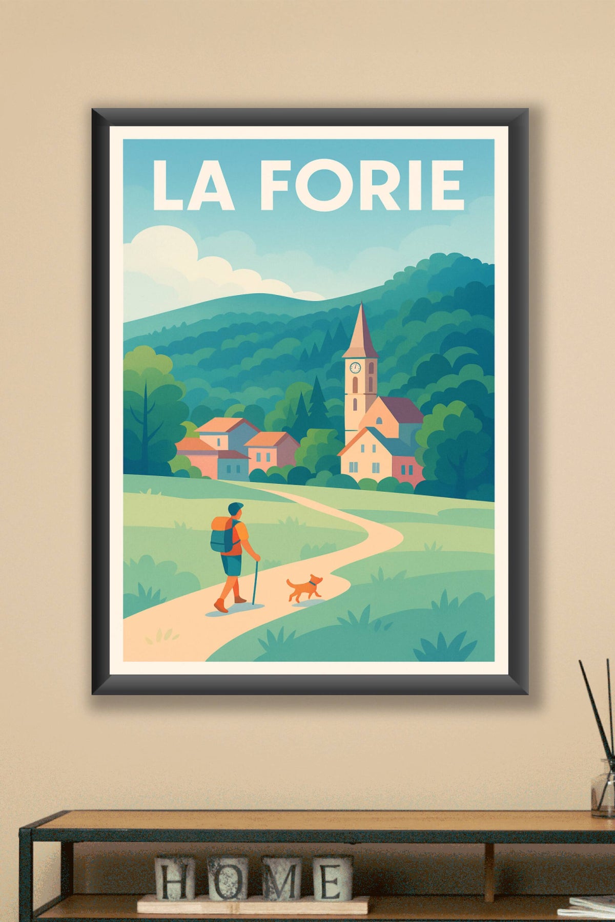 Affiche La Forie — Escapade nature et sérénité · poster d'art de La Forie