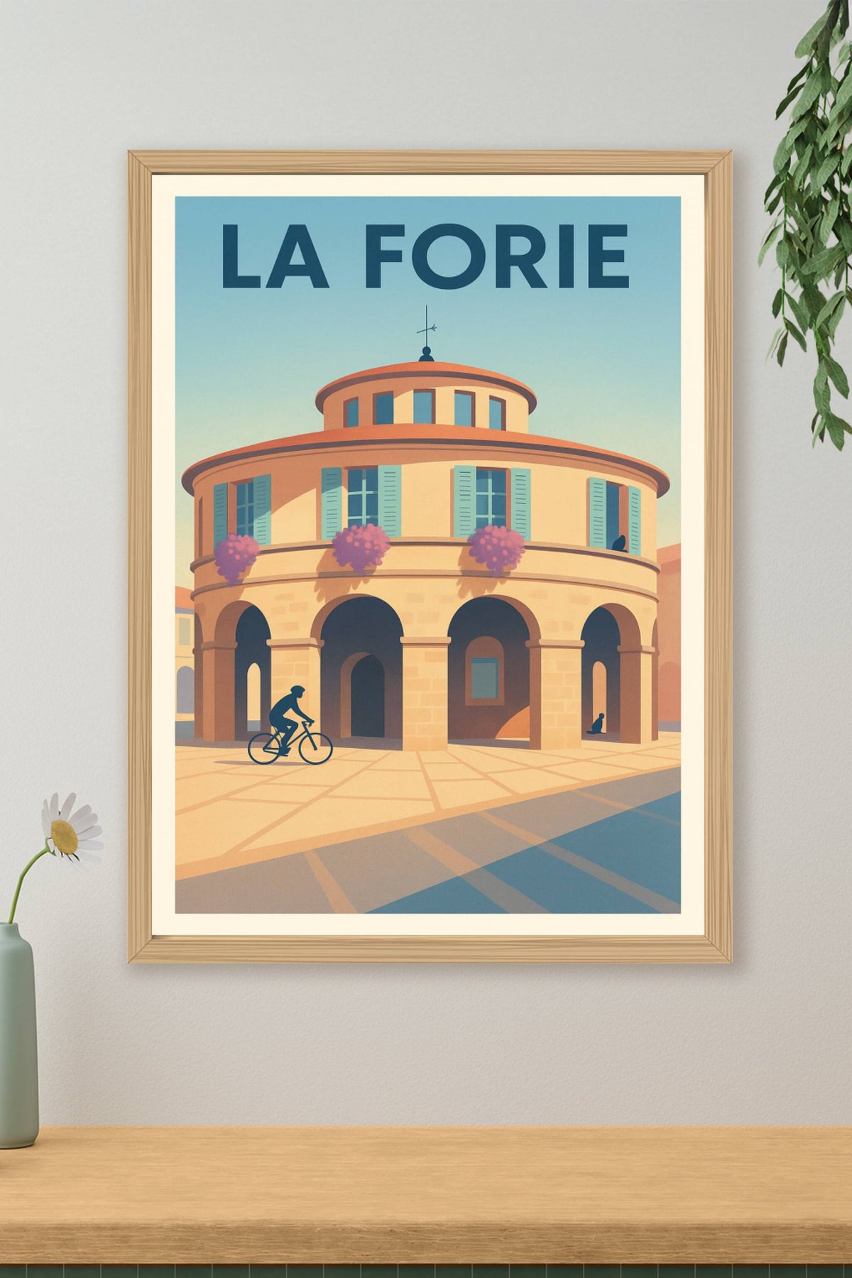 Affiche La Forie — Charme intemporel en pleine lumière · poster d'art de La Forie