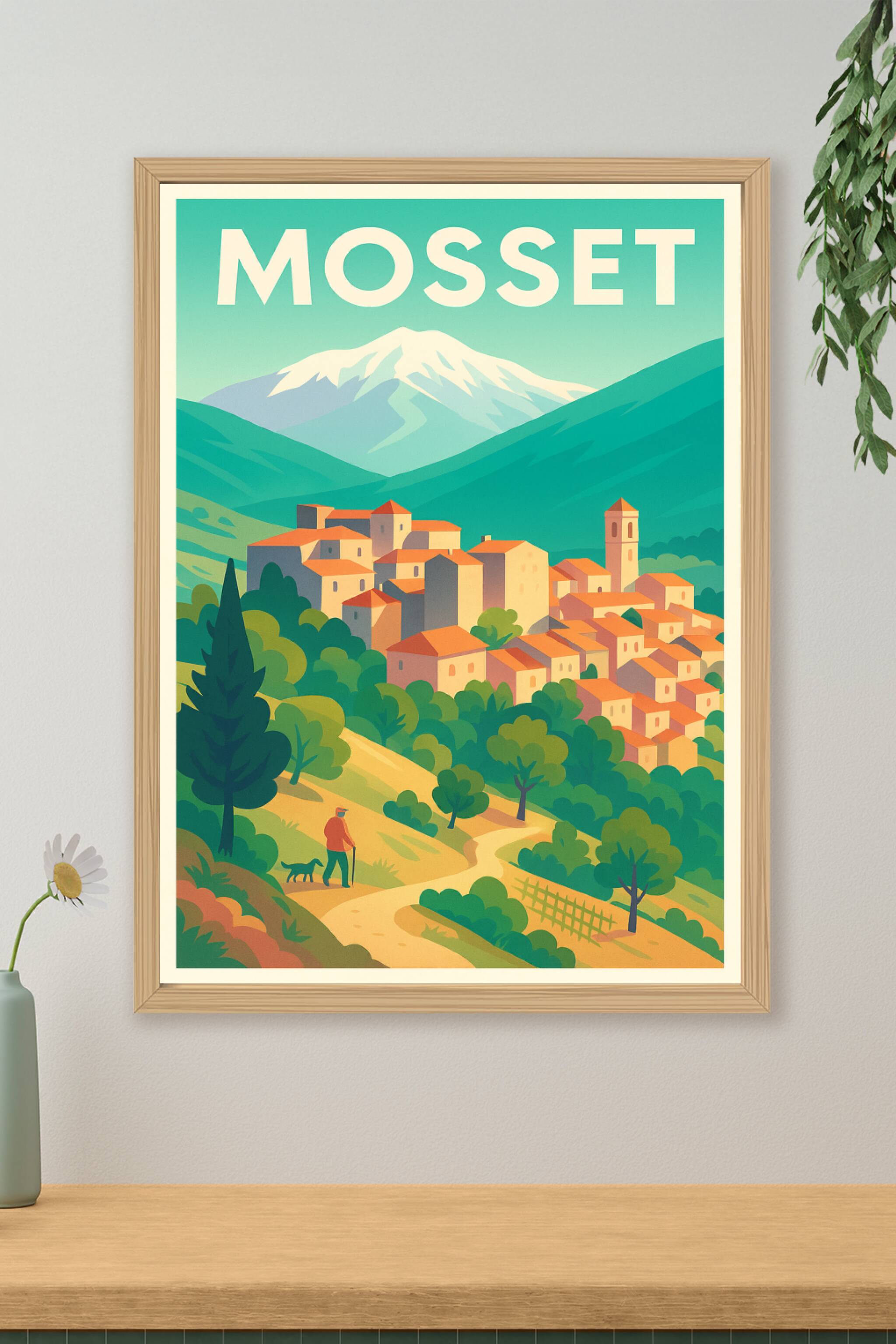 Affiche de Mosset - Village perché au cœur des Pyrénées
