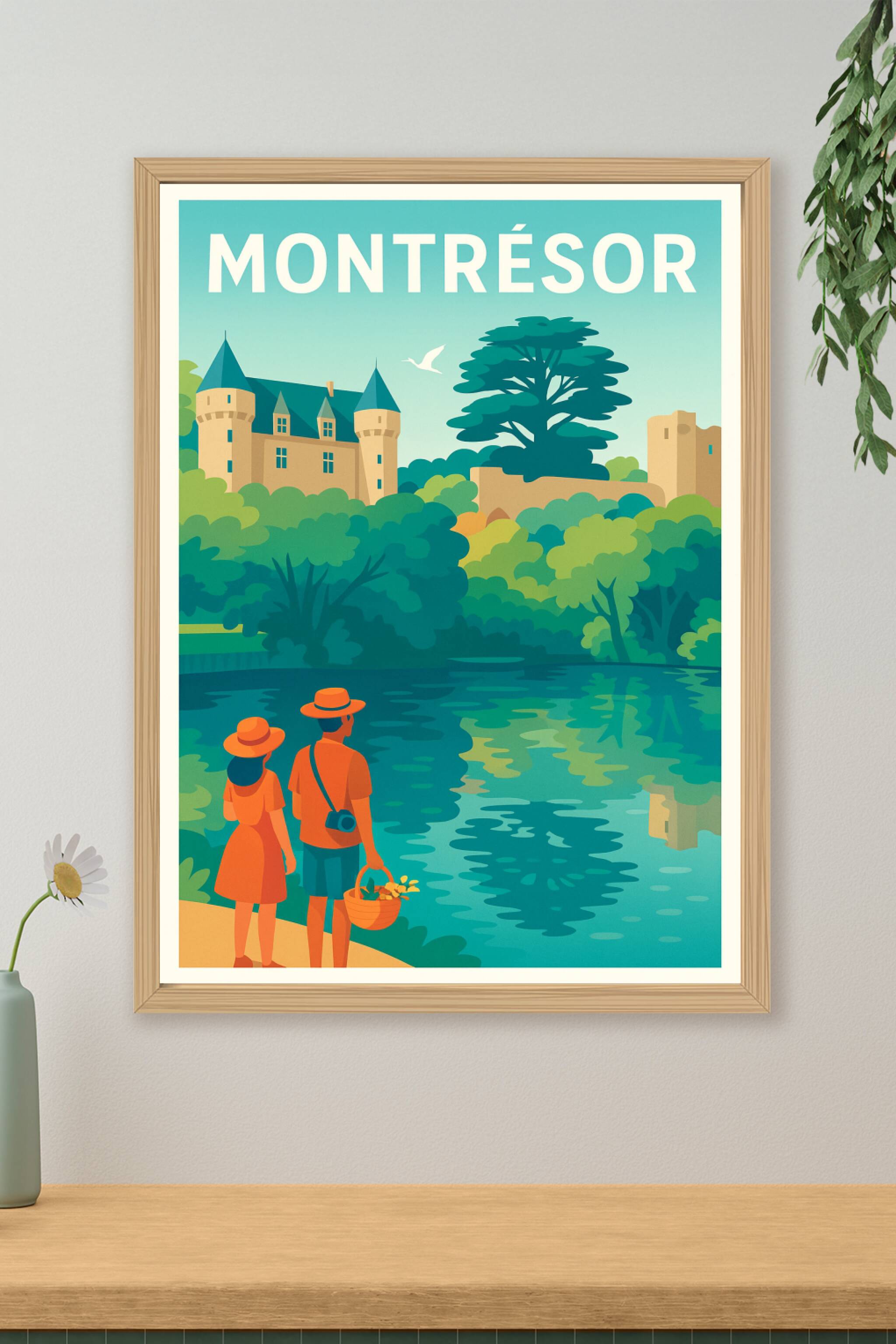 Affiche de Montrésor - Voyage au cœur d'un village enchanteur